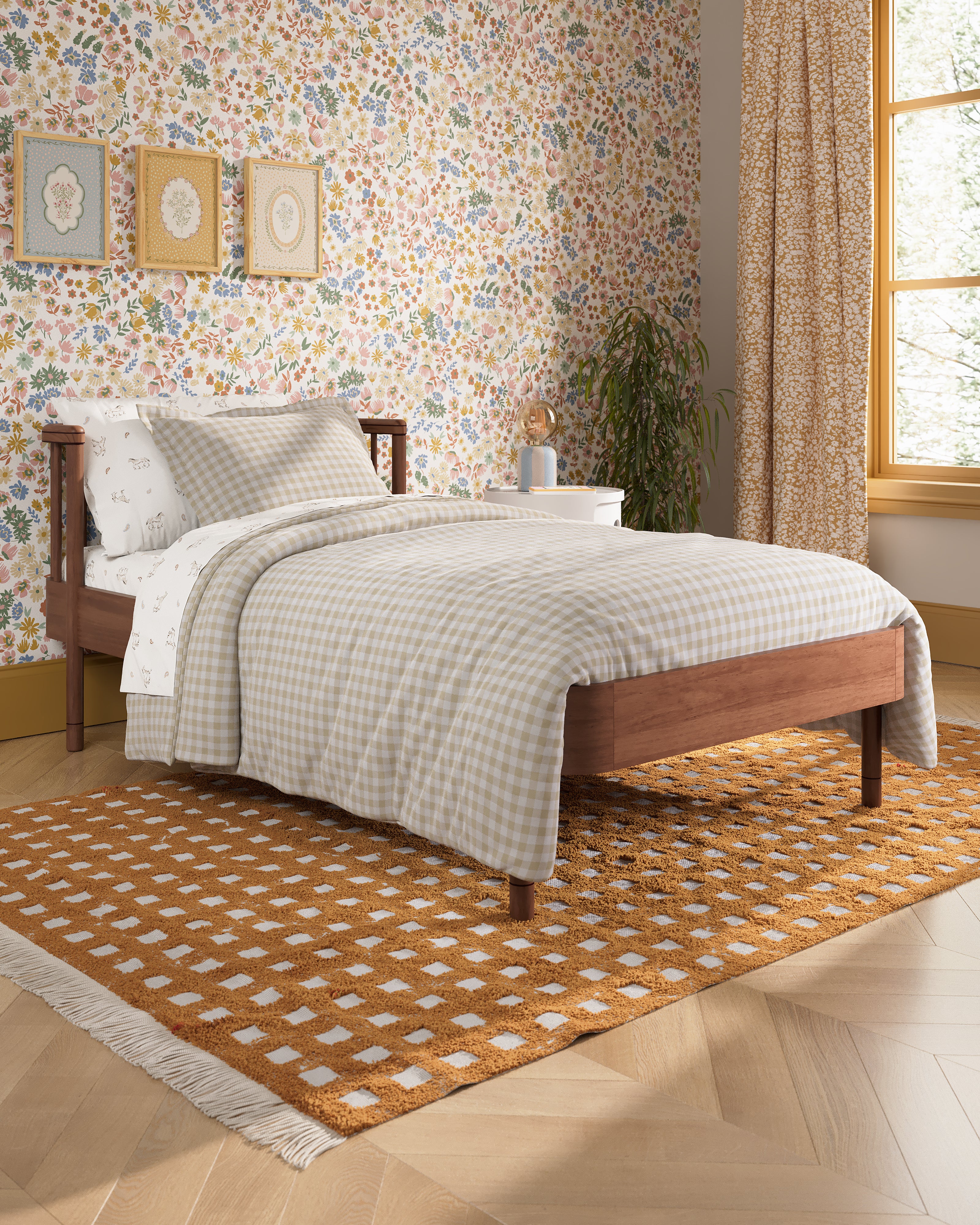 Gingham Twin Duvet Cover Set - Image 11