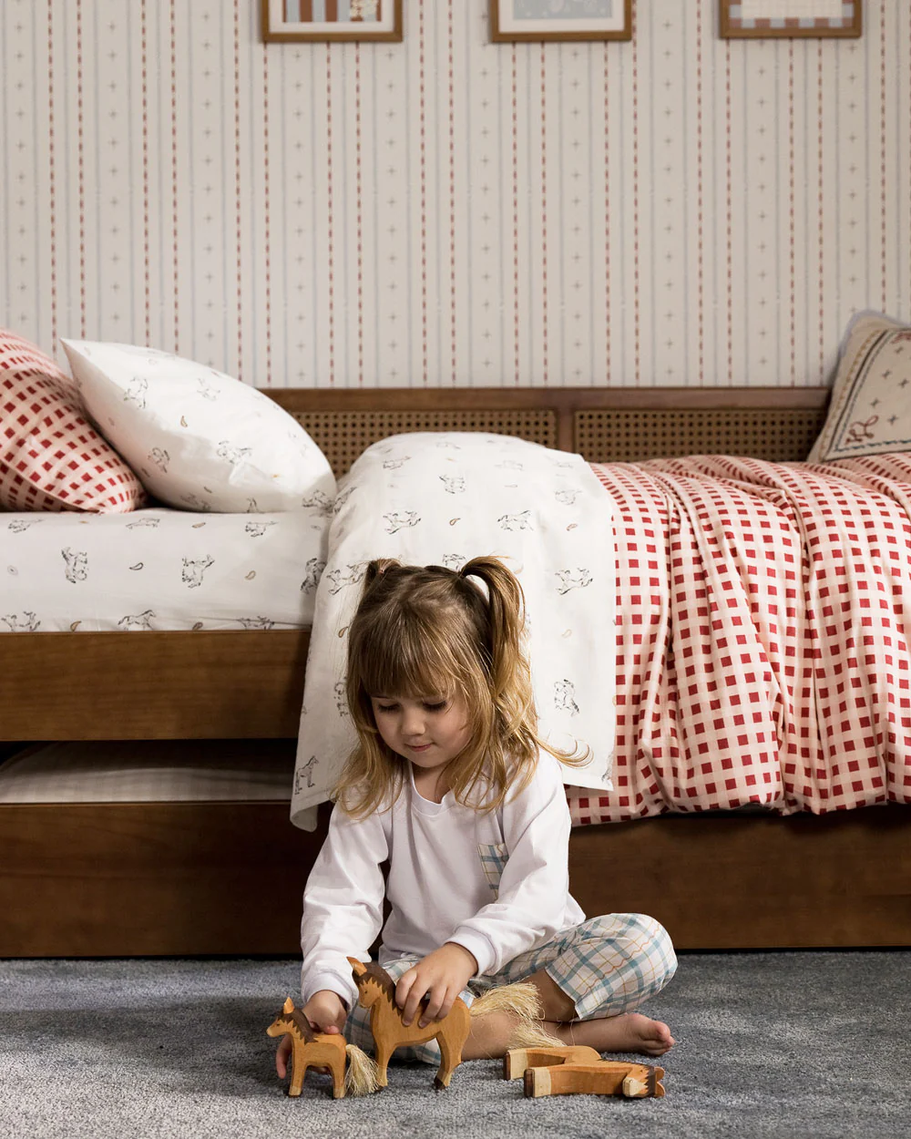 Gingham Twin Duvet Cover Set - Image 3