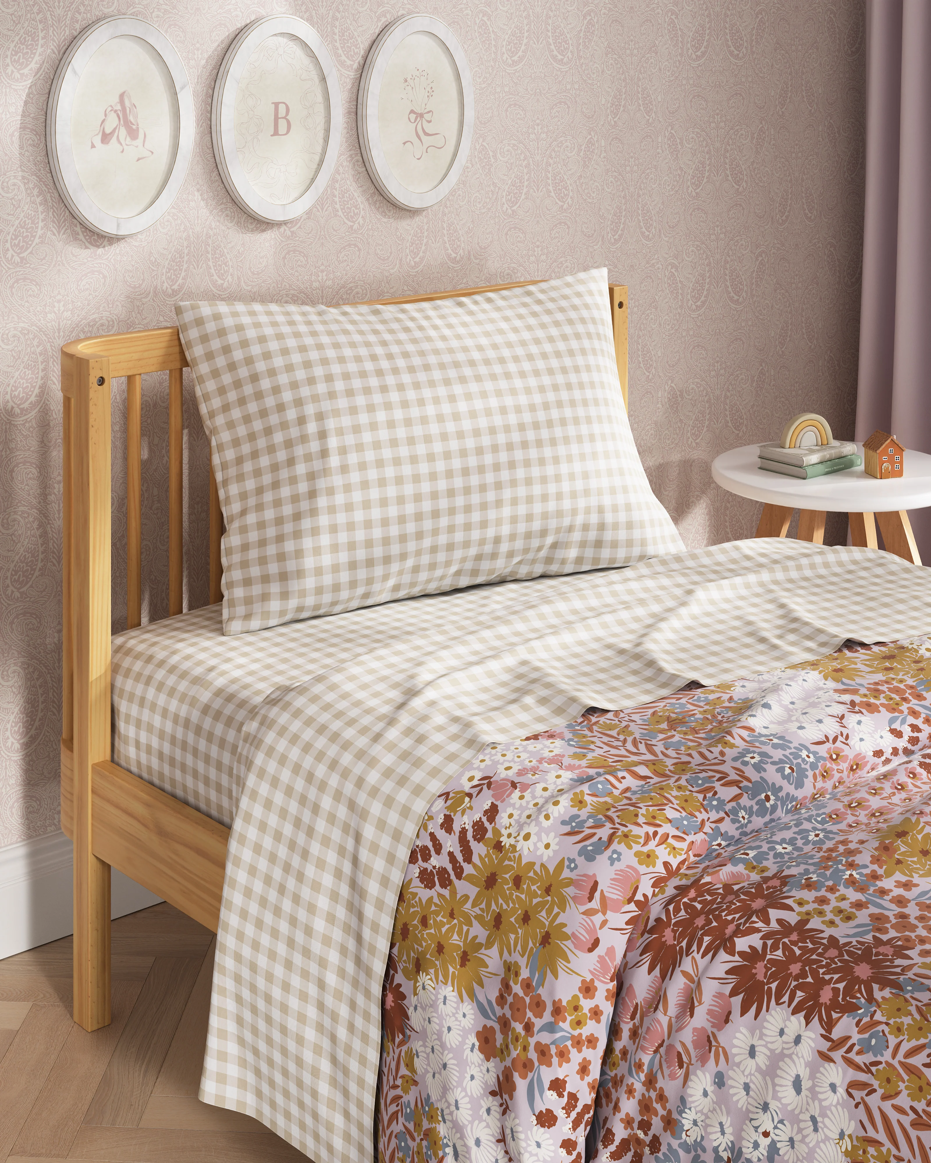 Gingham Twin Sheet Set - Image 4
