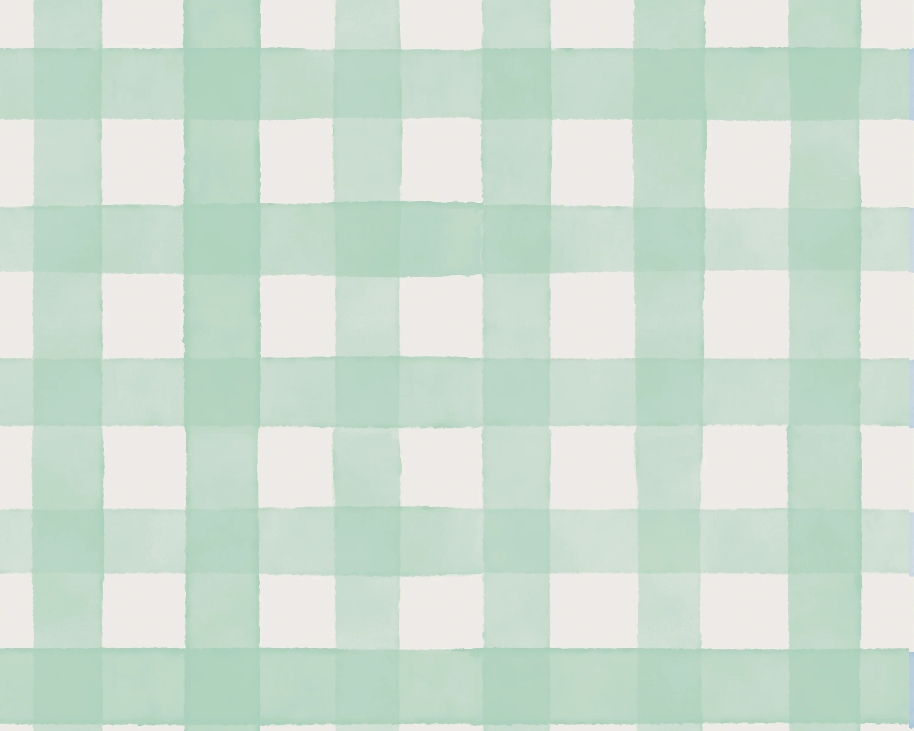 Watercolor Gingham Wallpaper Sample - Image 4