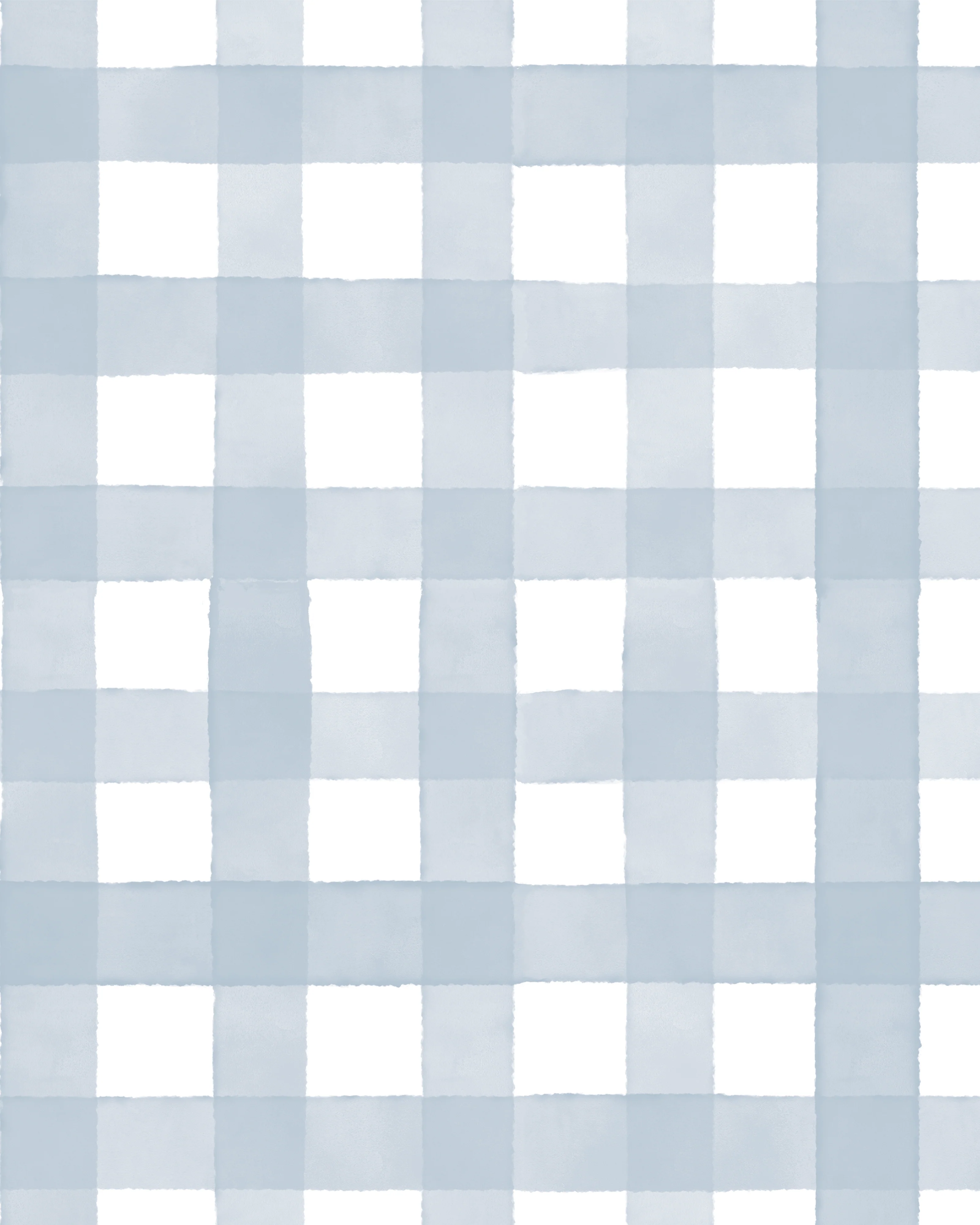 Watercolor Gingham Wallpaper Sample - Image 6