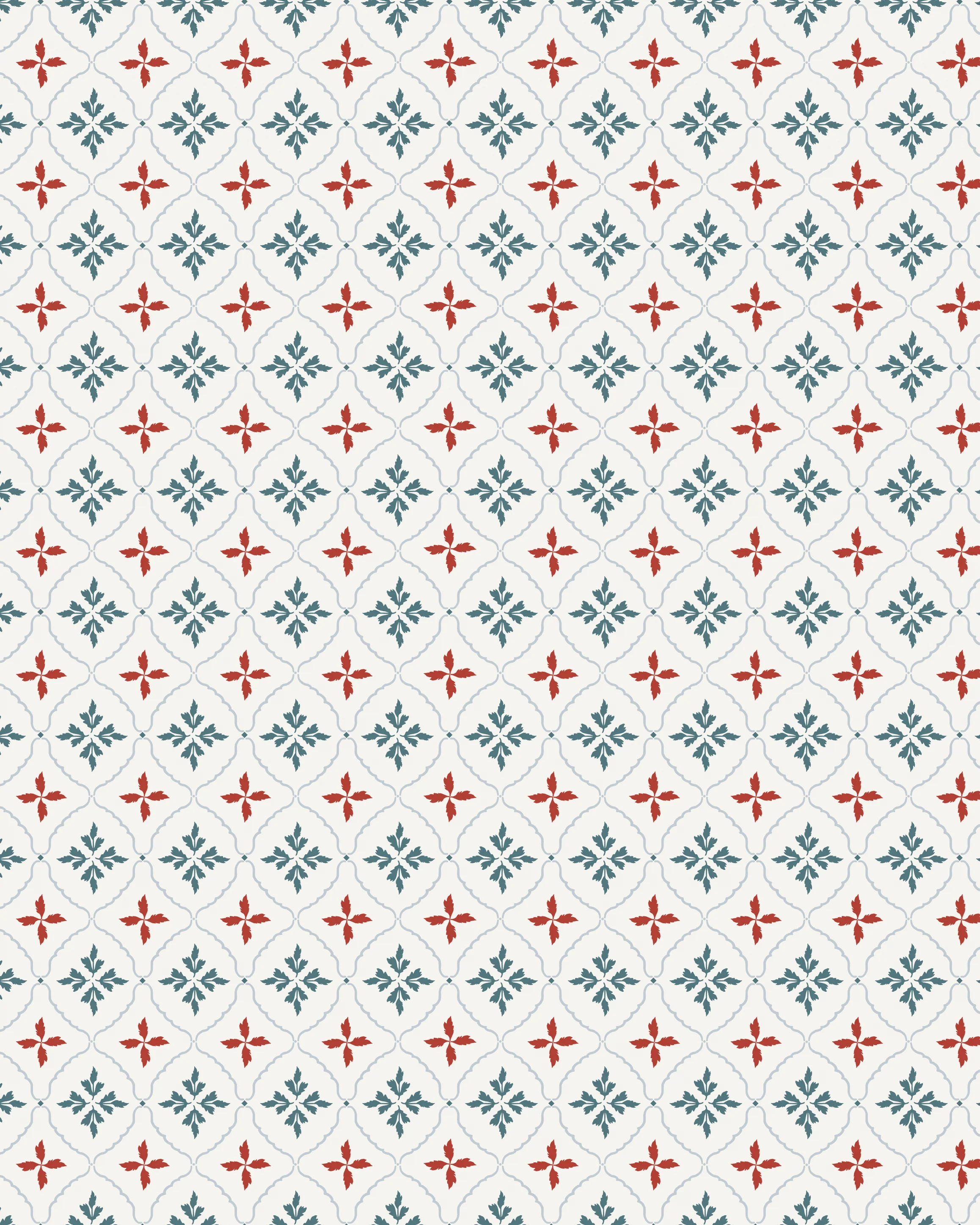 Hawthorn Leaf Wallpaper Sample