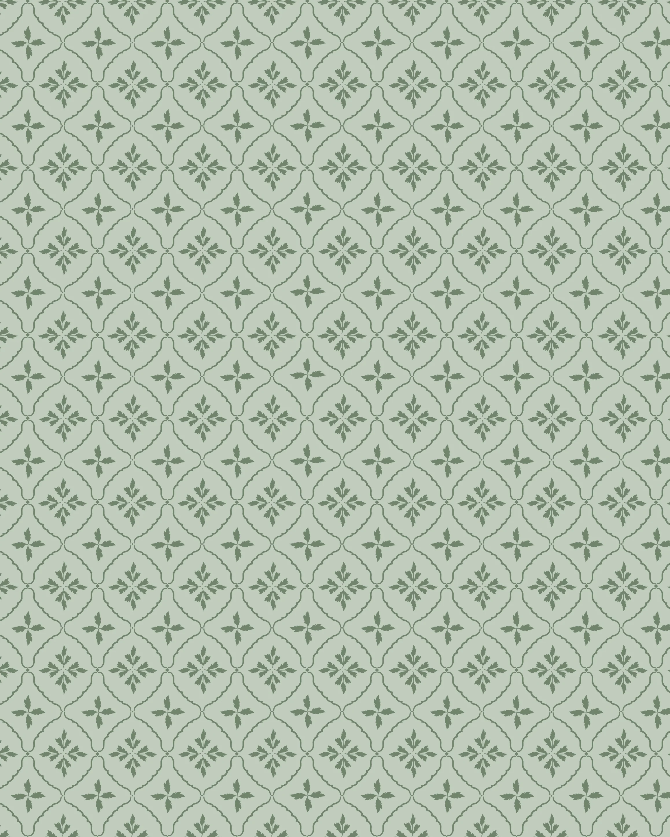 Hawthorn Leaf Wallpaper Sample - Image 2