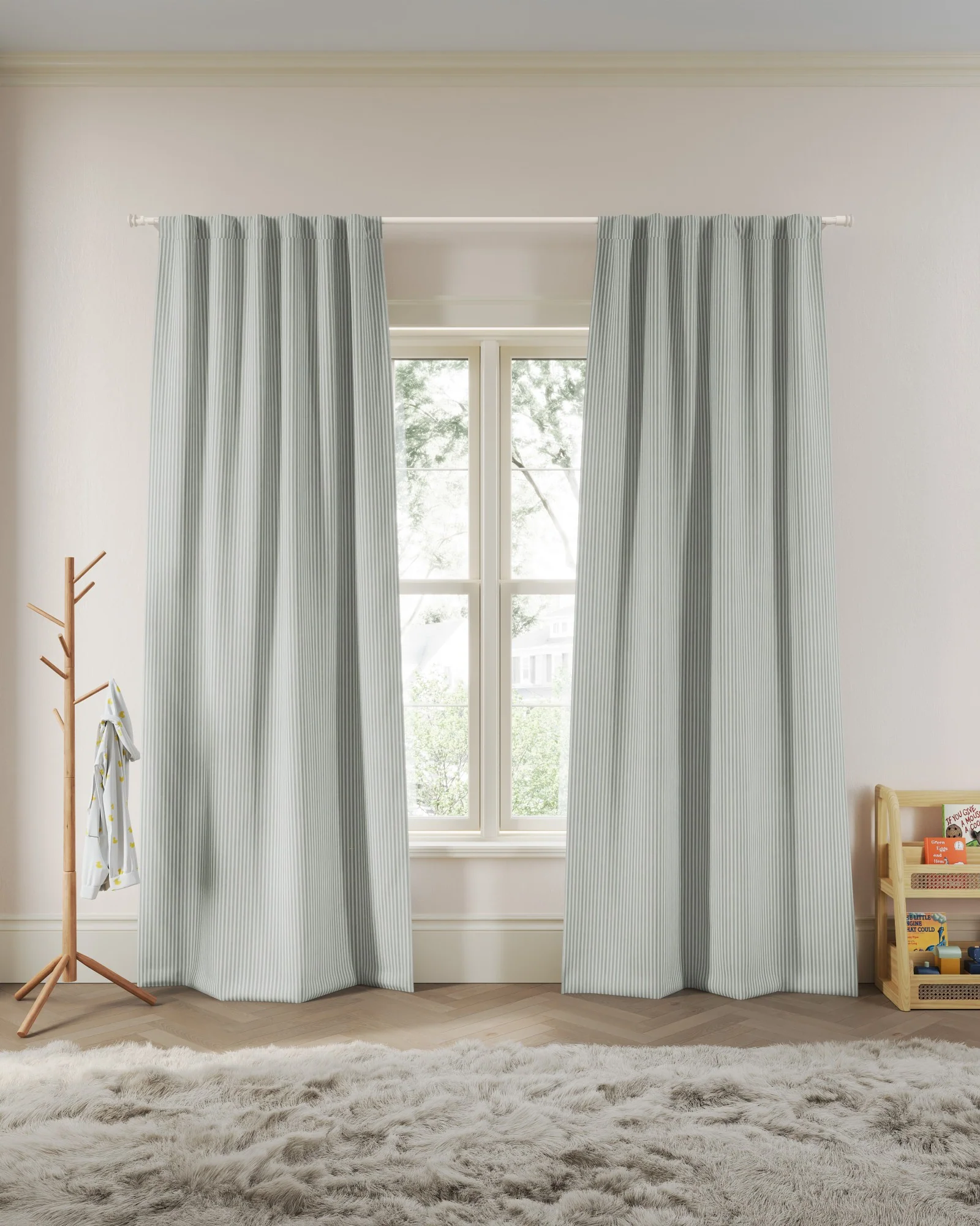 Herringbone Stripe Blackout Curtain - Image 4