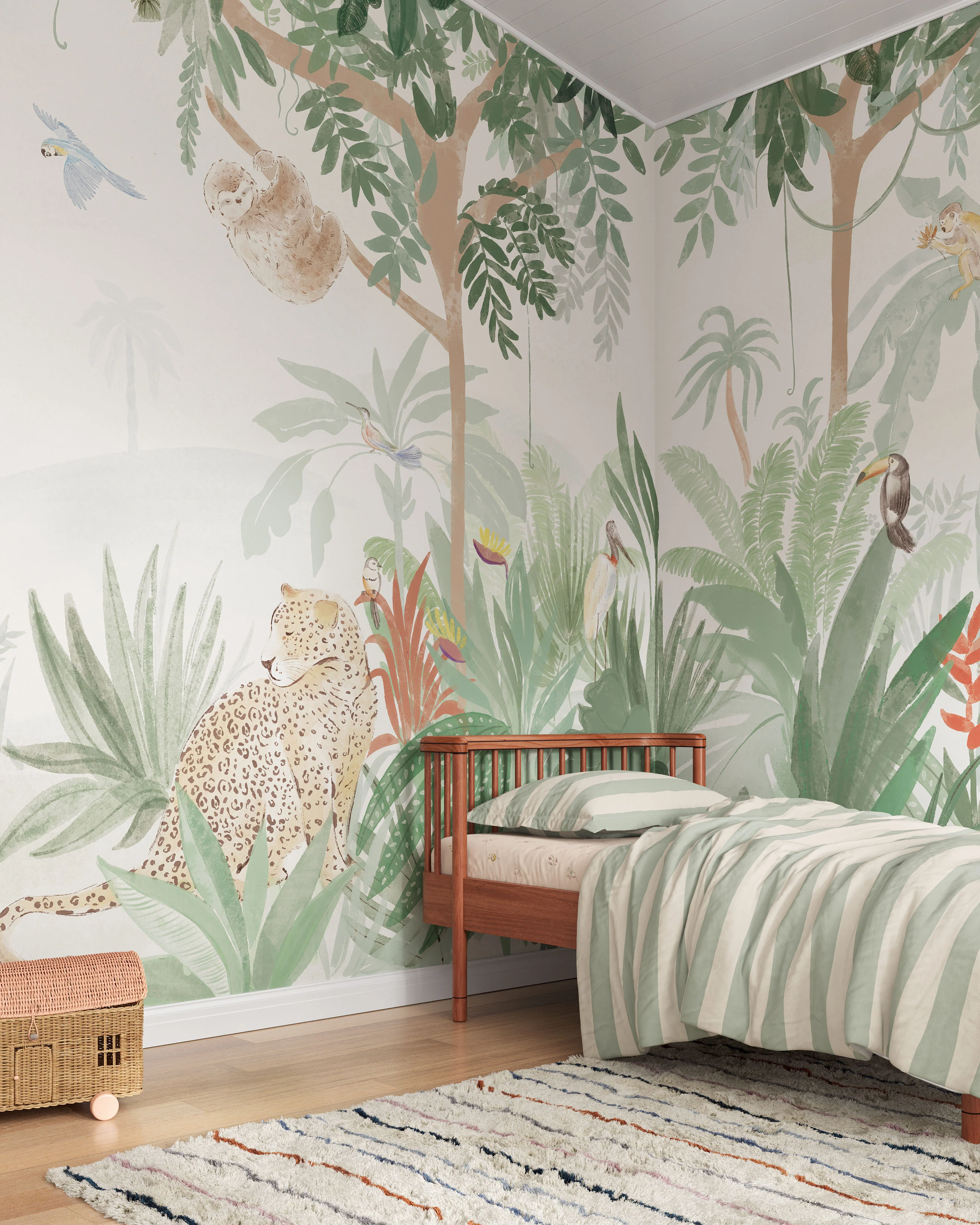 Jungle Morning Wall Mural - Image 3