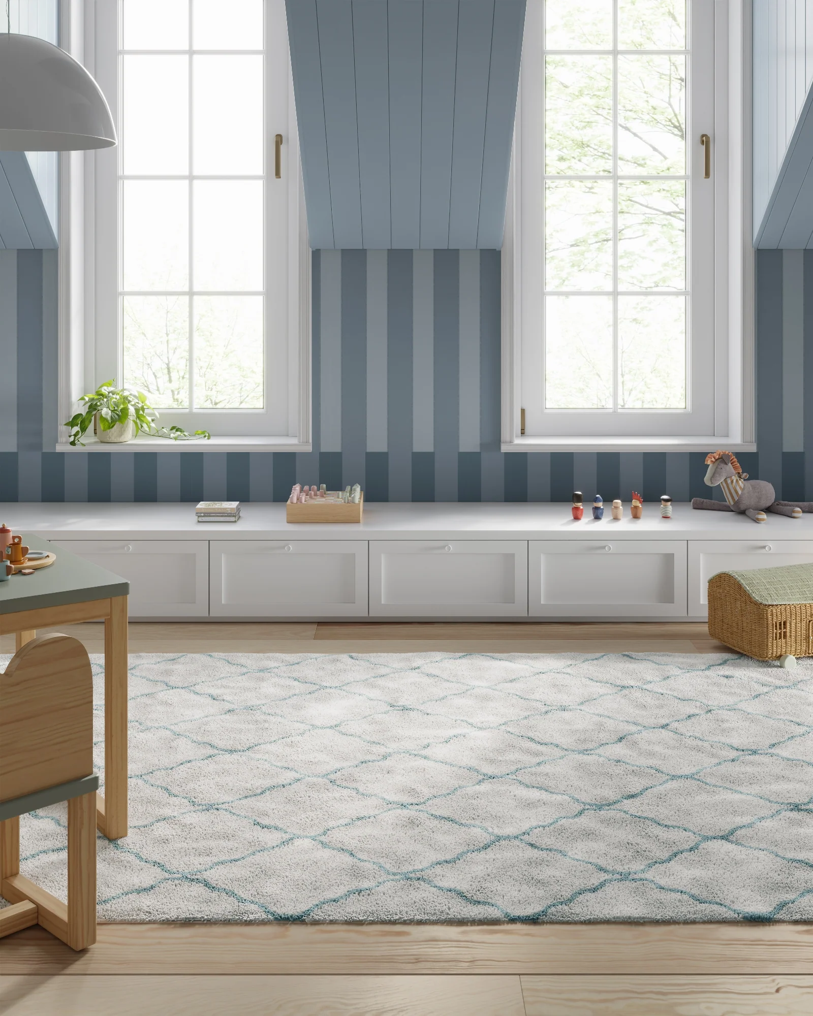 Lattice Washable Rug - Image 5