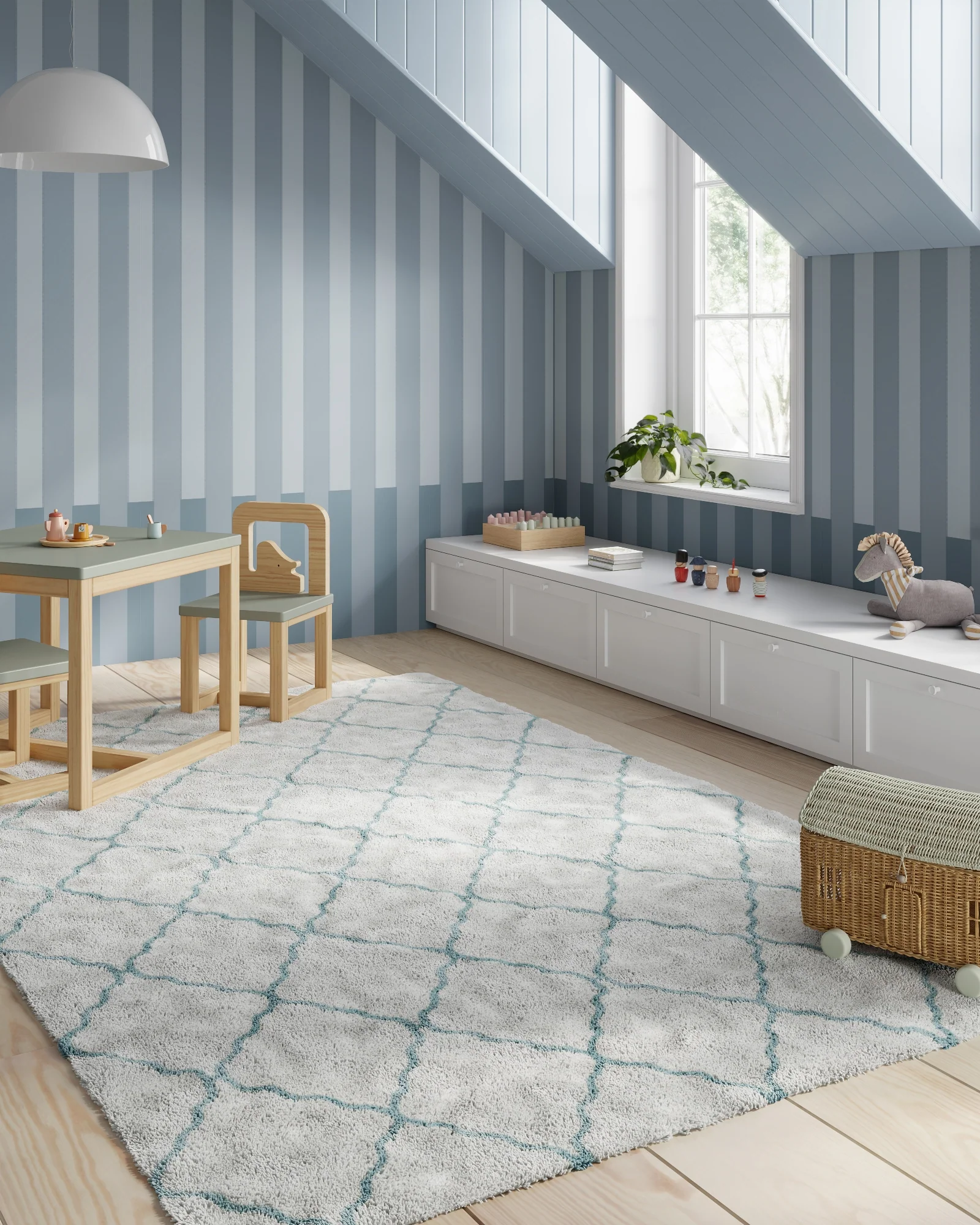 Lattice Washable Rug - Image 6