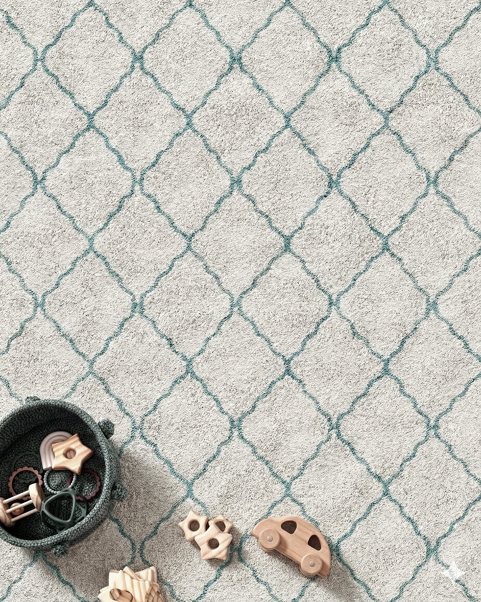 Lattice Washable Rug - Image 8
