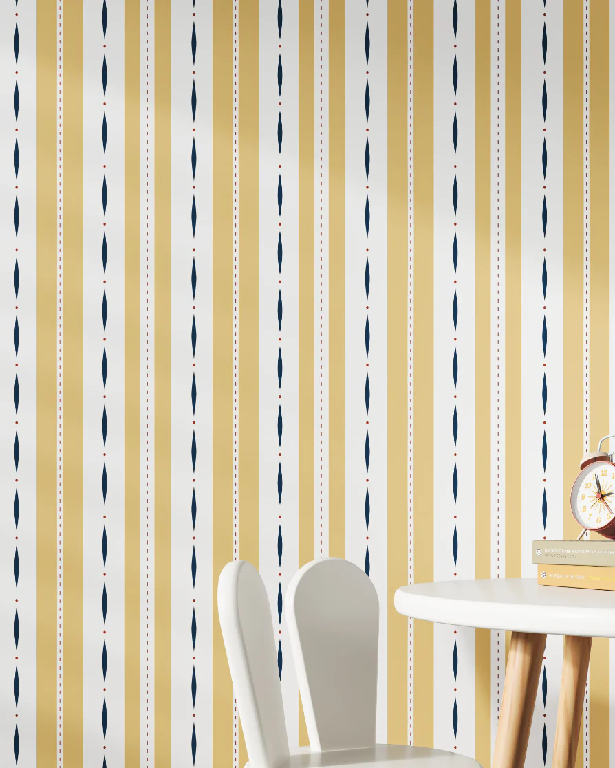 Le Marais Stripes Wallpaper