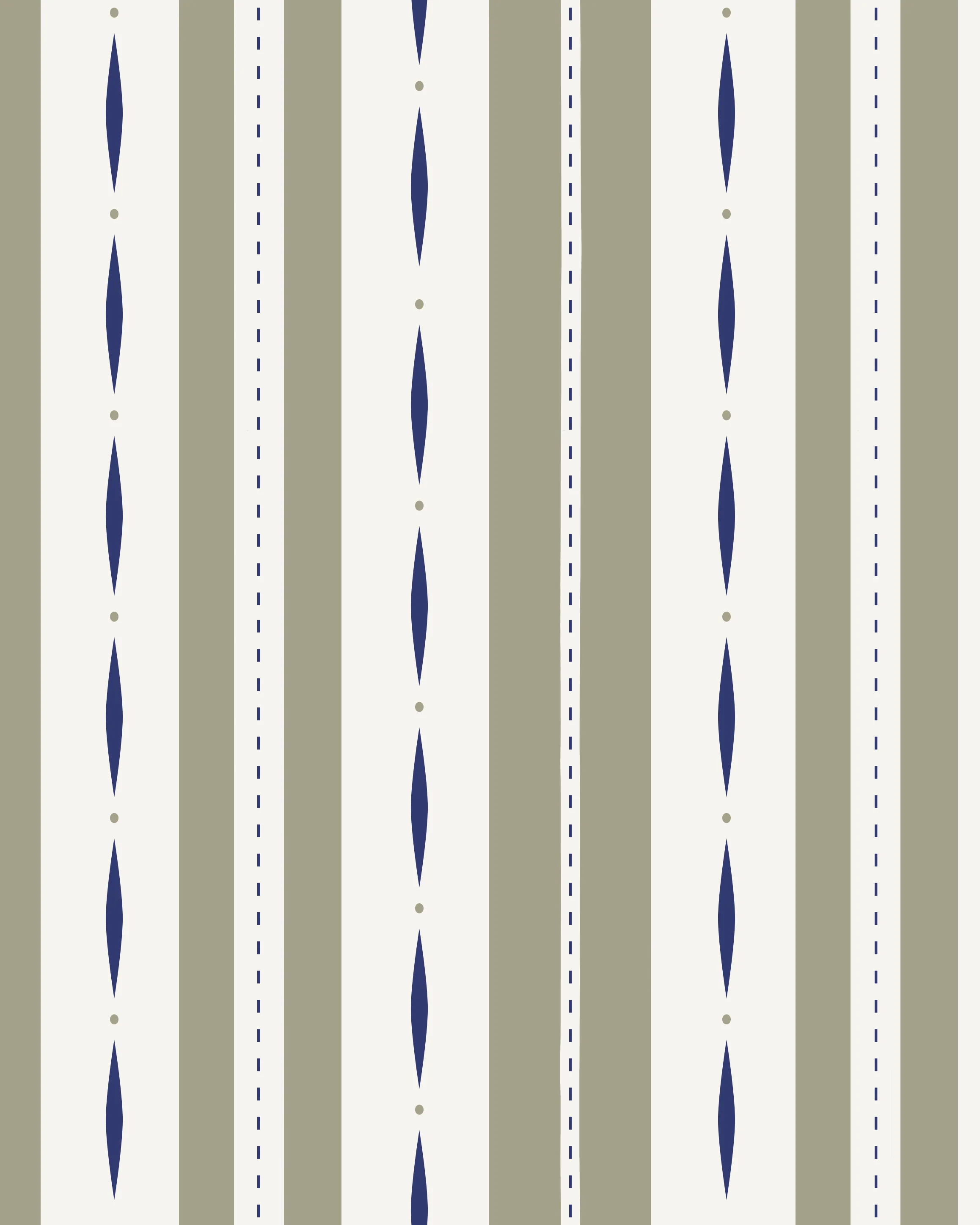 Le Marais Stripes Wallpaper Sample - Image 3