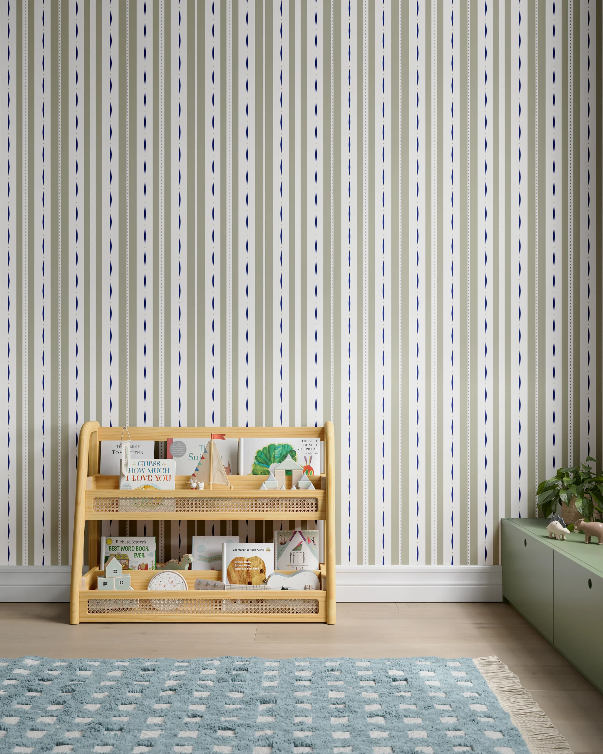 Le Marais Stripes Wallpaper - Image 11