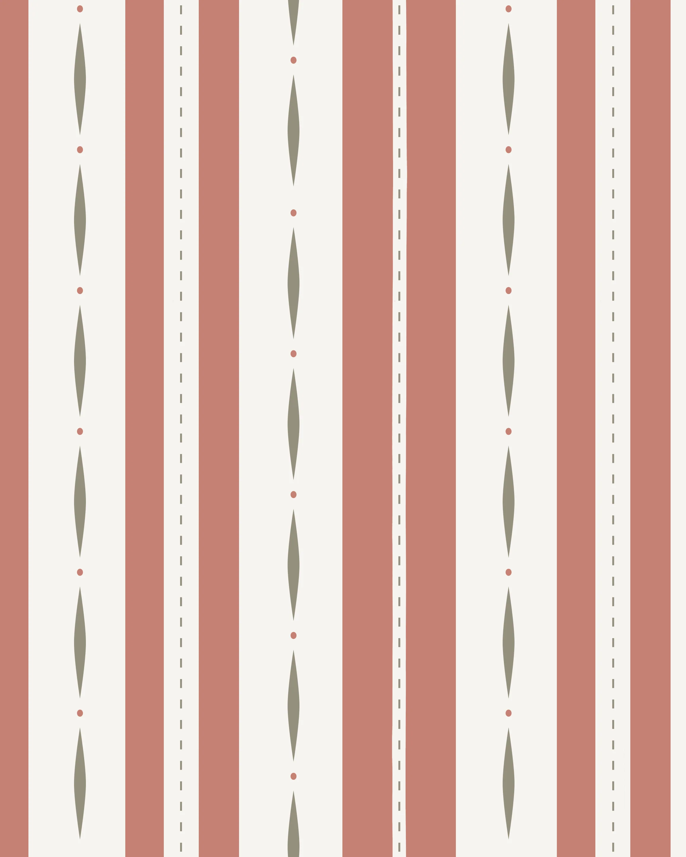 Le Marais Stripes Wallpaper Sample - Image 2
