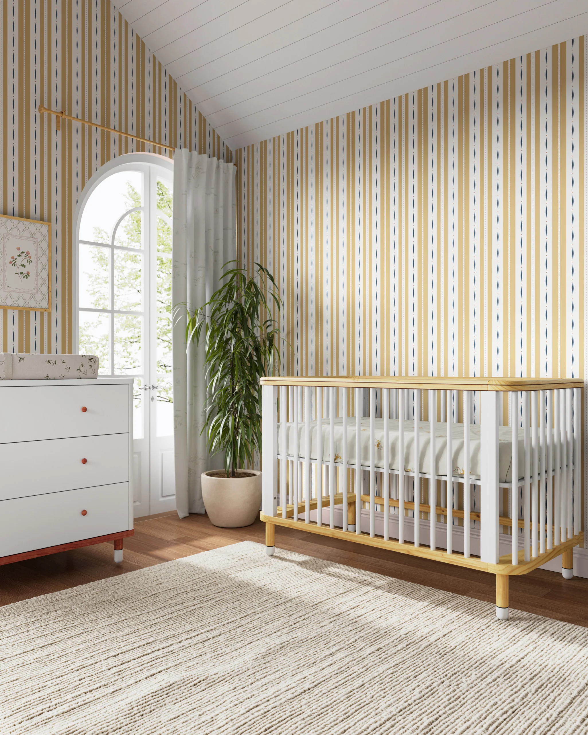 Le Marais Stripes Wallpaper - Image 3