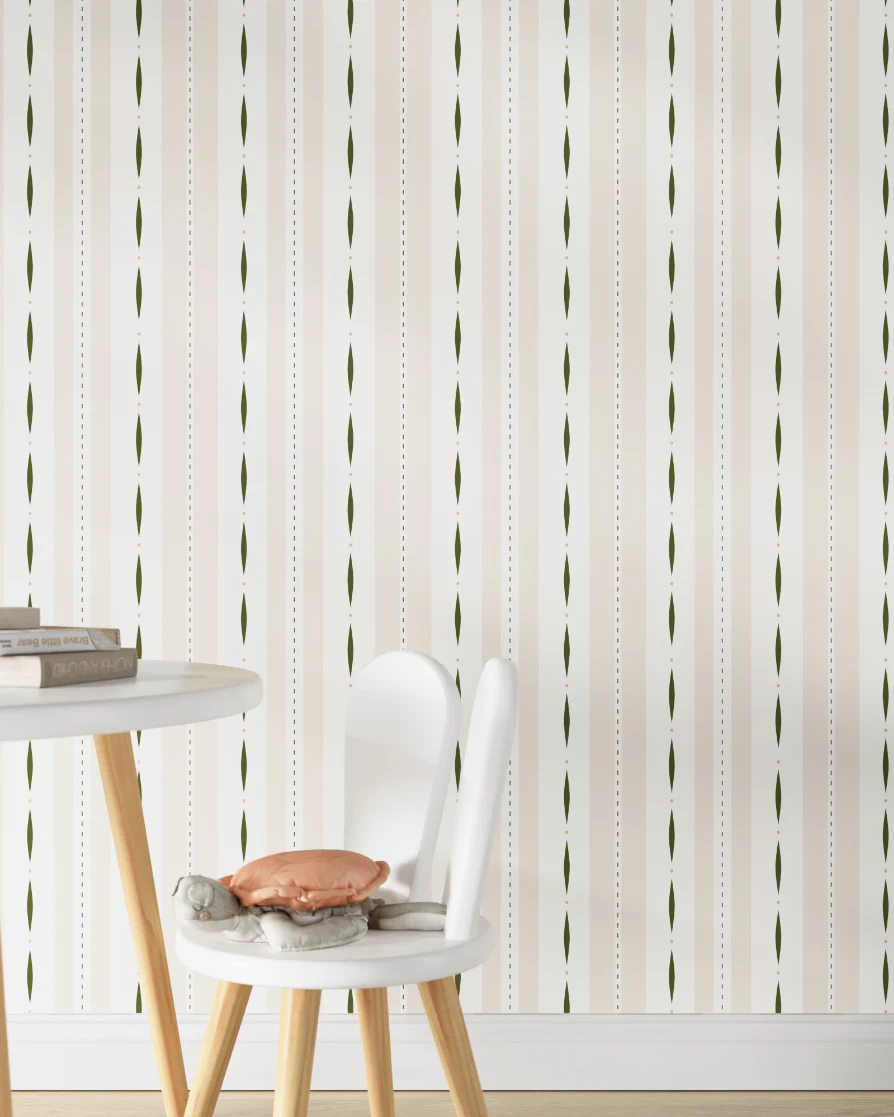 Le Marais Stripes Wallpaper - Image 5