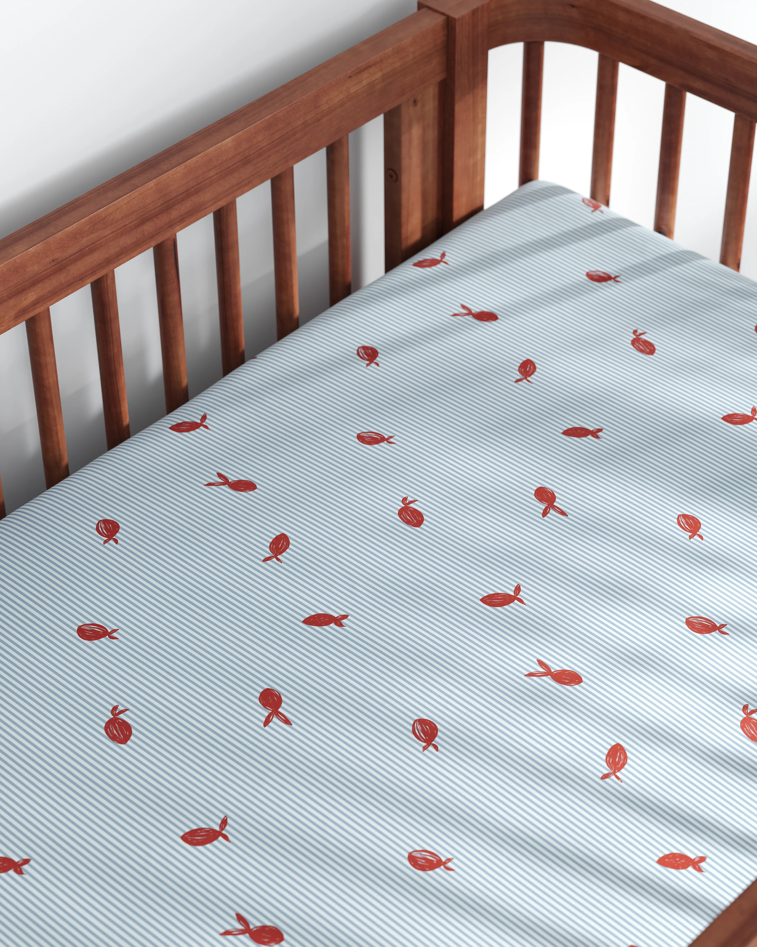 Little Fish Crib Sheet Set - Image 2