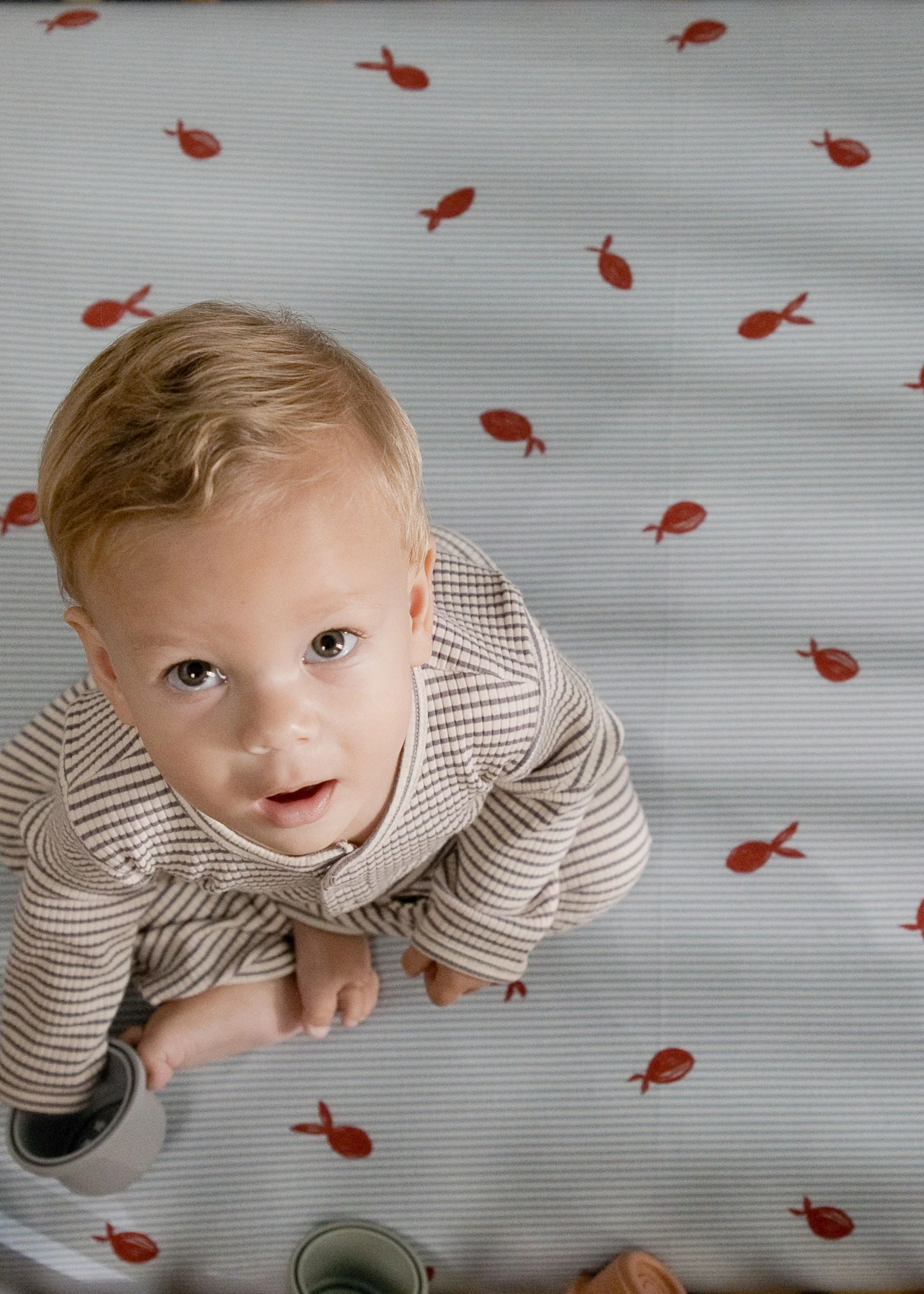 Little Fish Crib Sheet Set - Image 4