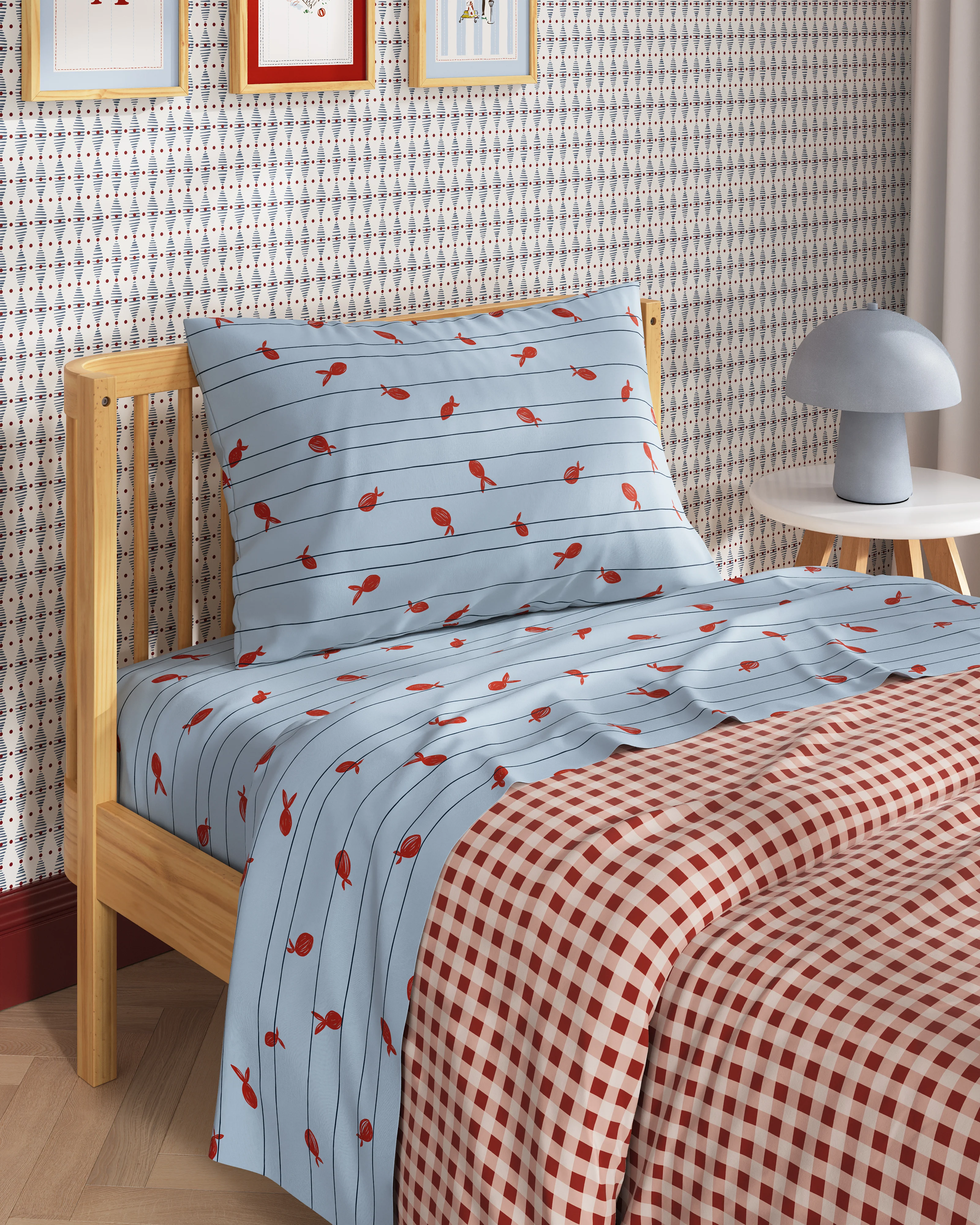 Little Fish Twin Sheet Set - Image 3