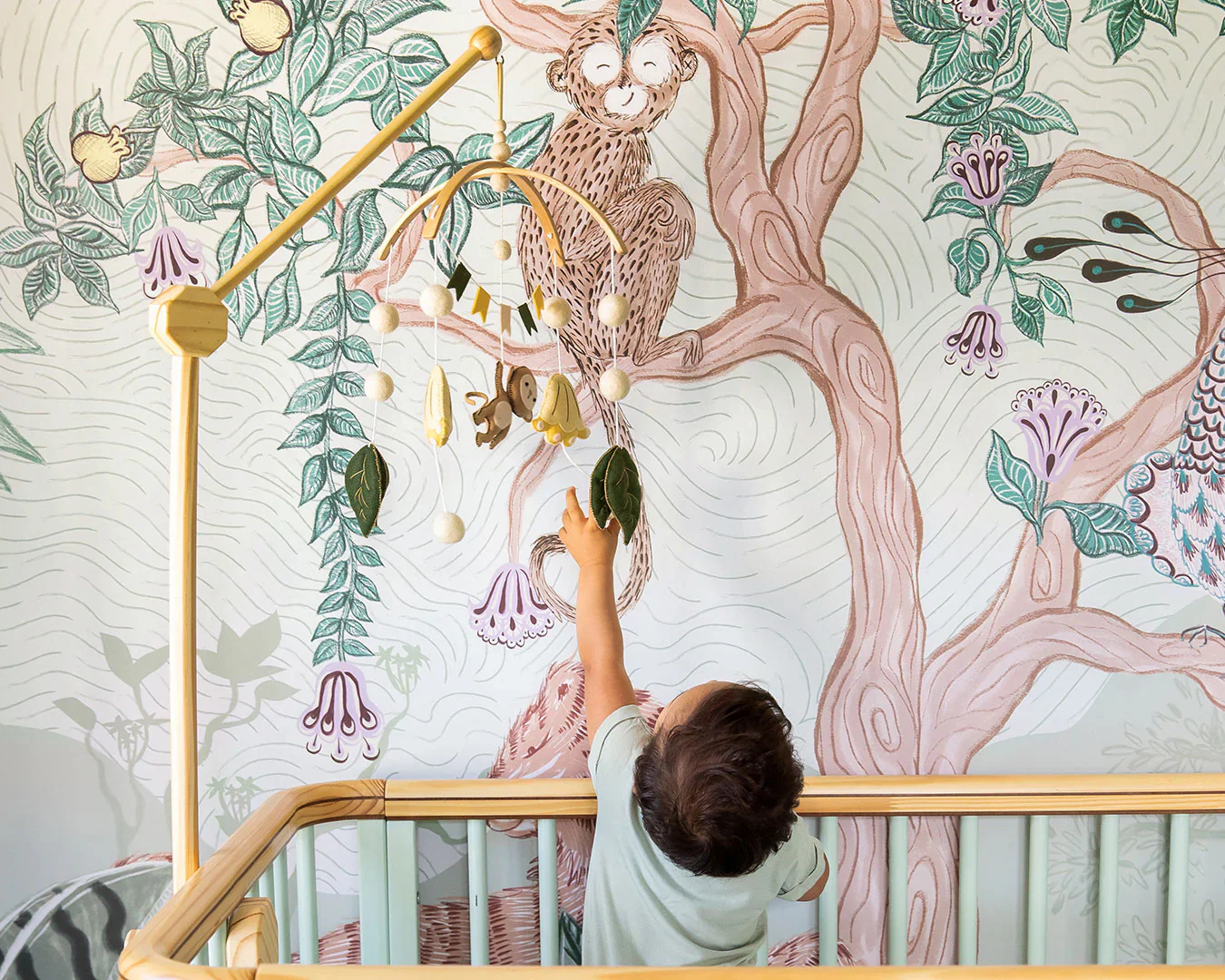 Lively Menagerie Wall Mural - Image 4