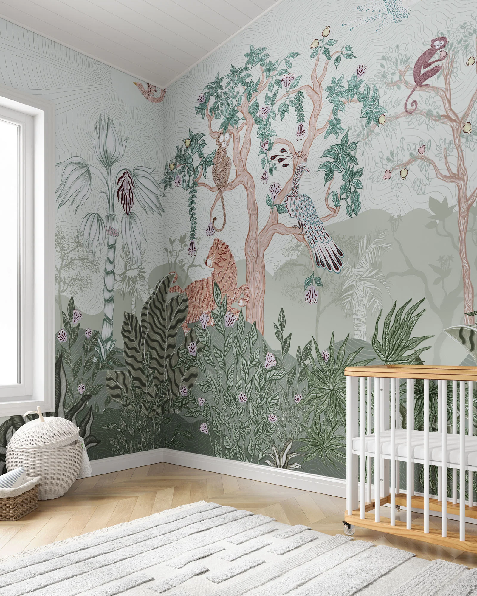 Lively Menagerie Wall Mural - Image 7