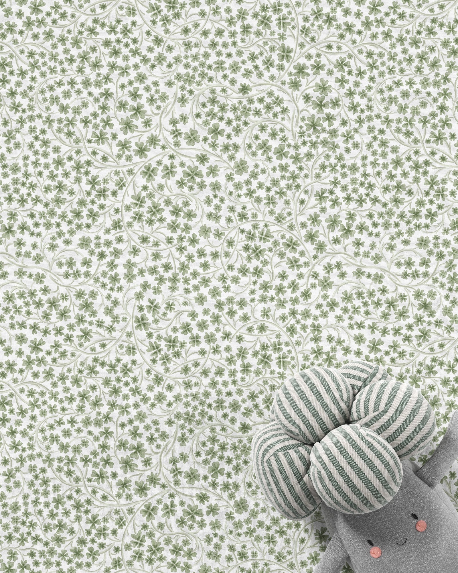 Lucky Clover Crib Sheet Set - Image 2