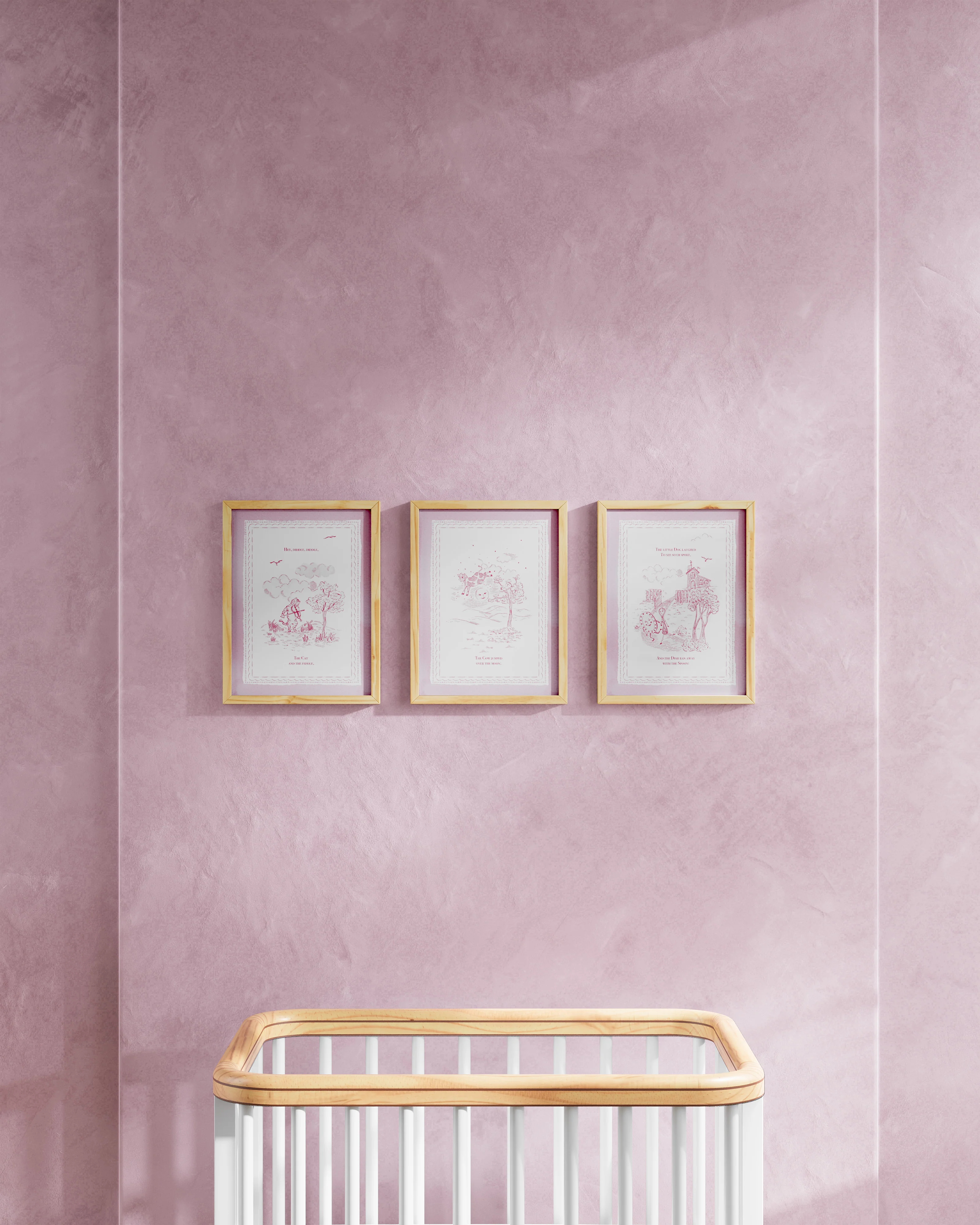 Nursery Rhyme Wall Art Set