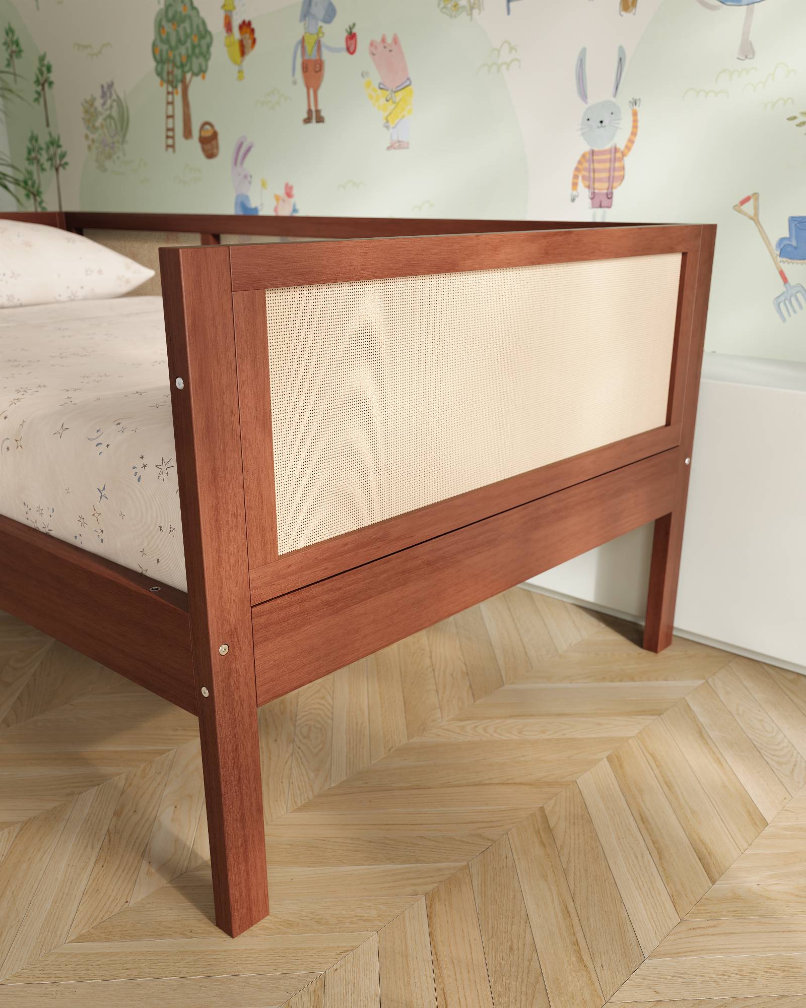 Our House Kids Bed | Convertible Montessori Floor Bed to Twin - Image 10