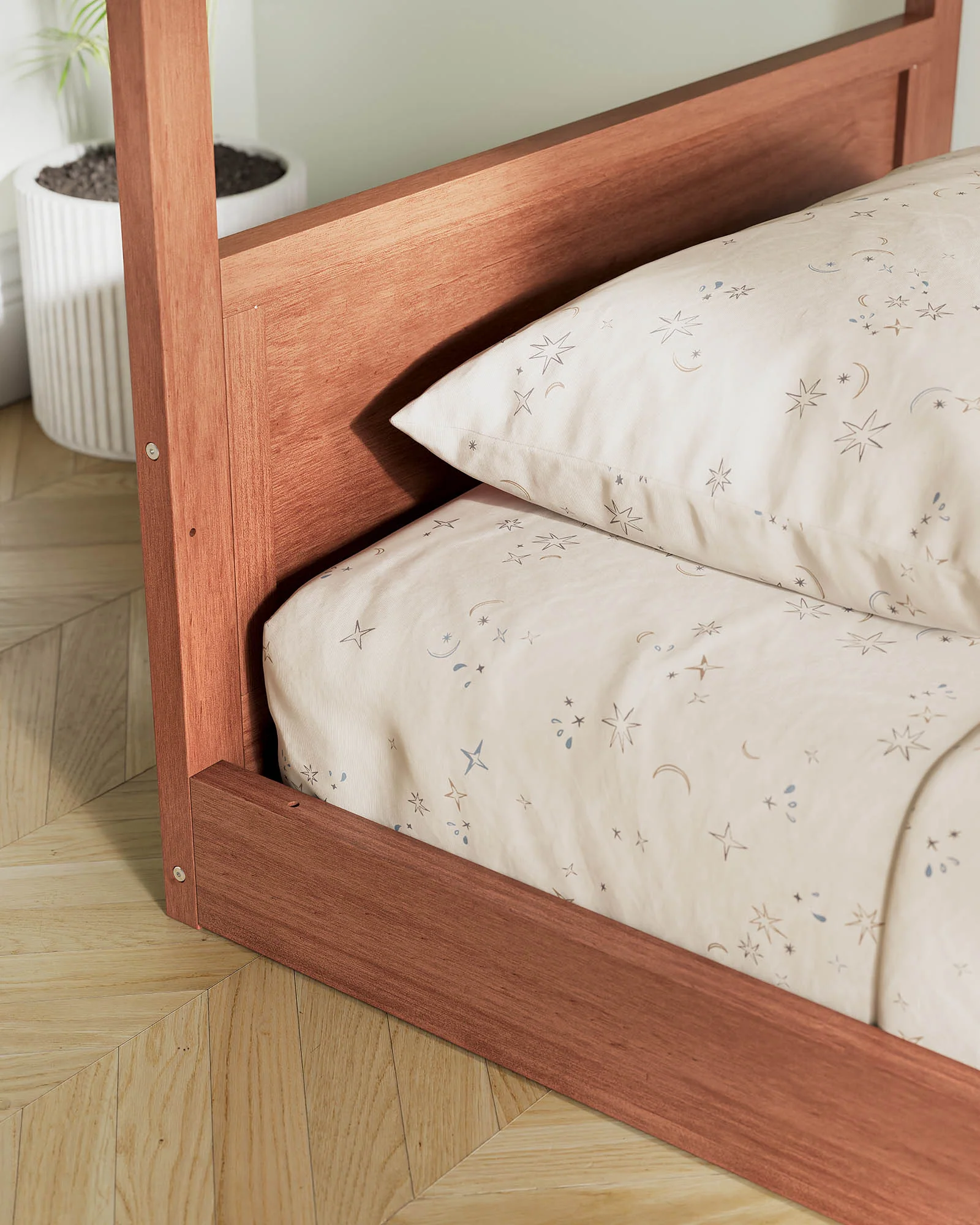 Our House Kids Bed | Convertible Montessori Floor Bed to Twin - Image 4