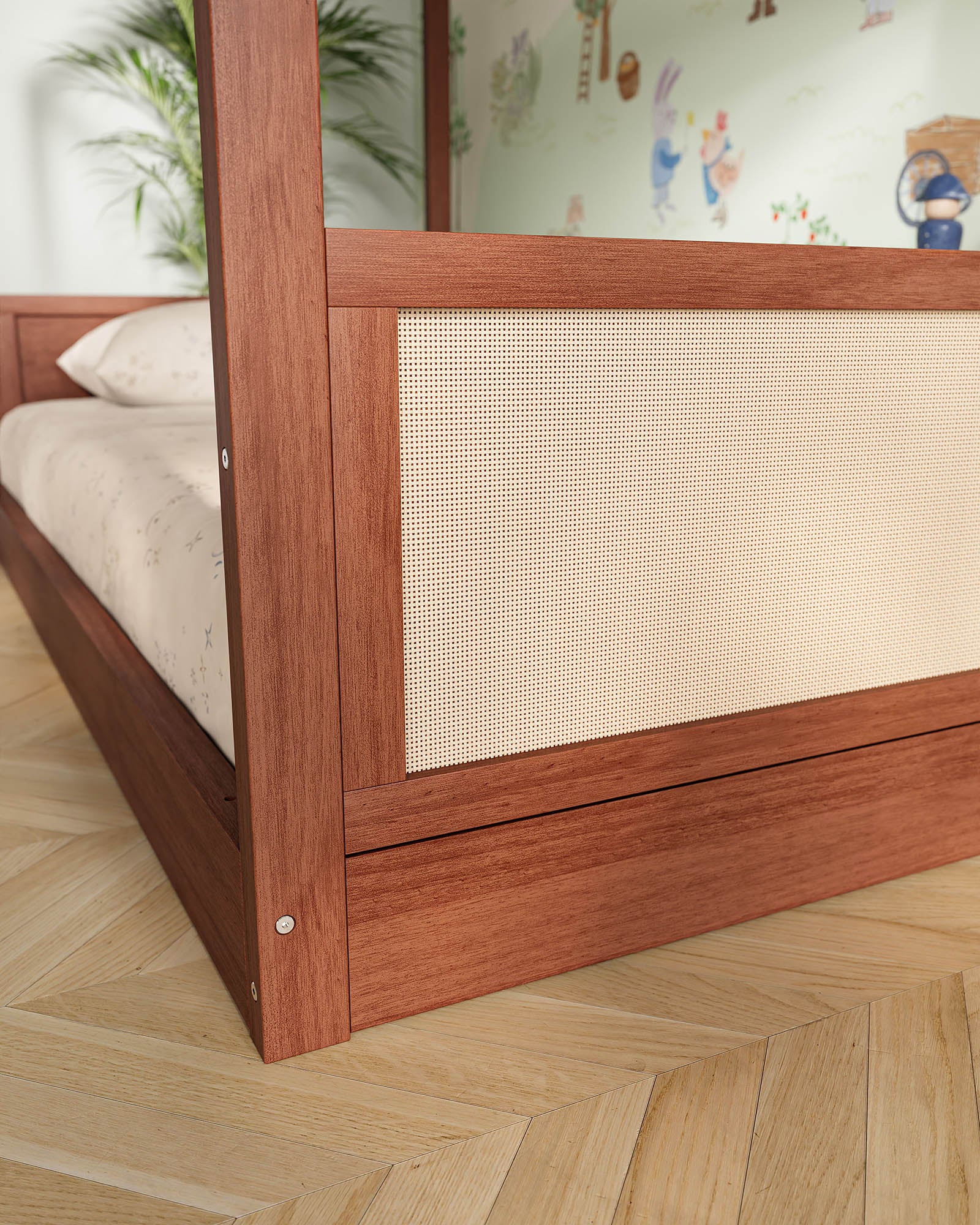 Our House Kids Bed | Convertible Montessori Floor Bed to Twin - Image 5