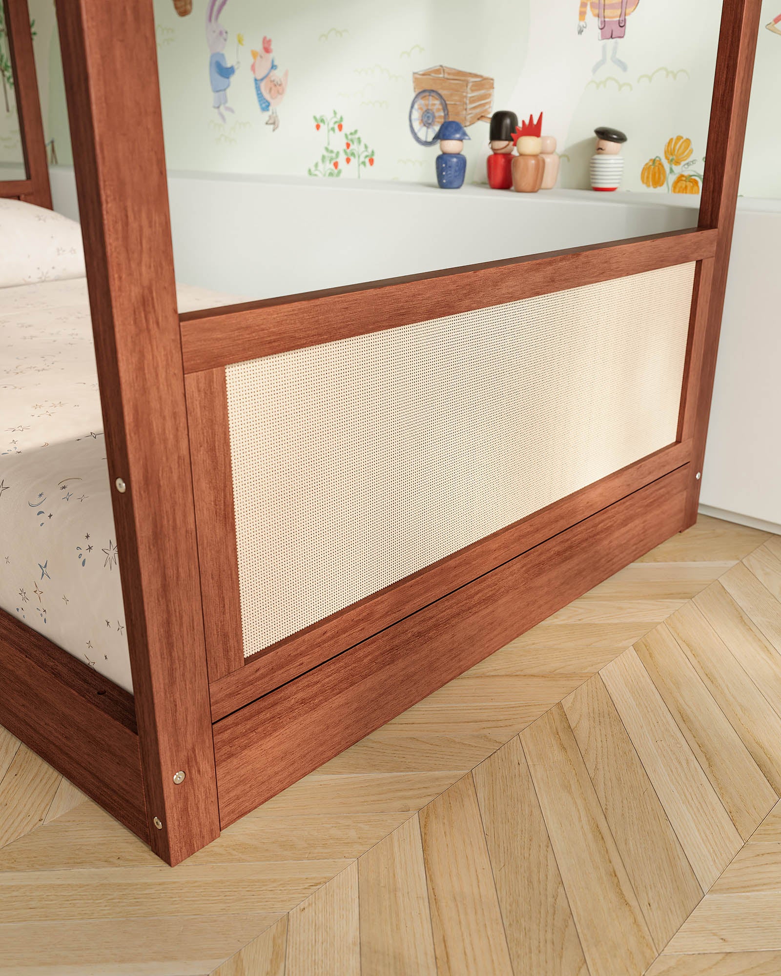 Our House Kids Bed | Convertible Montessori Floor Bed to Twin - Image 7