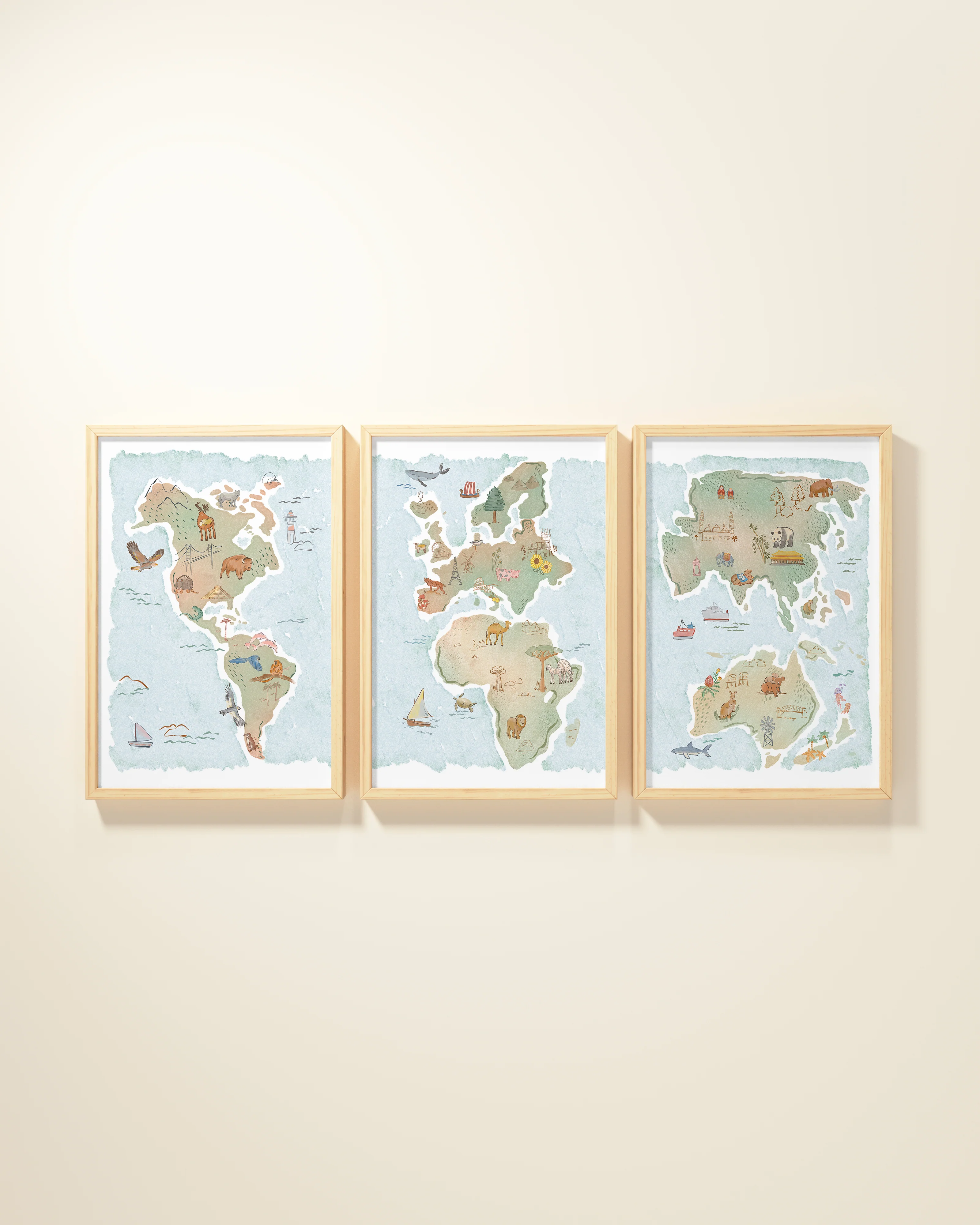 Our World Framed Wall Art Set - Image 8