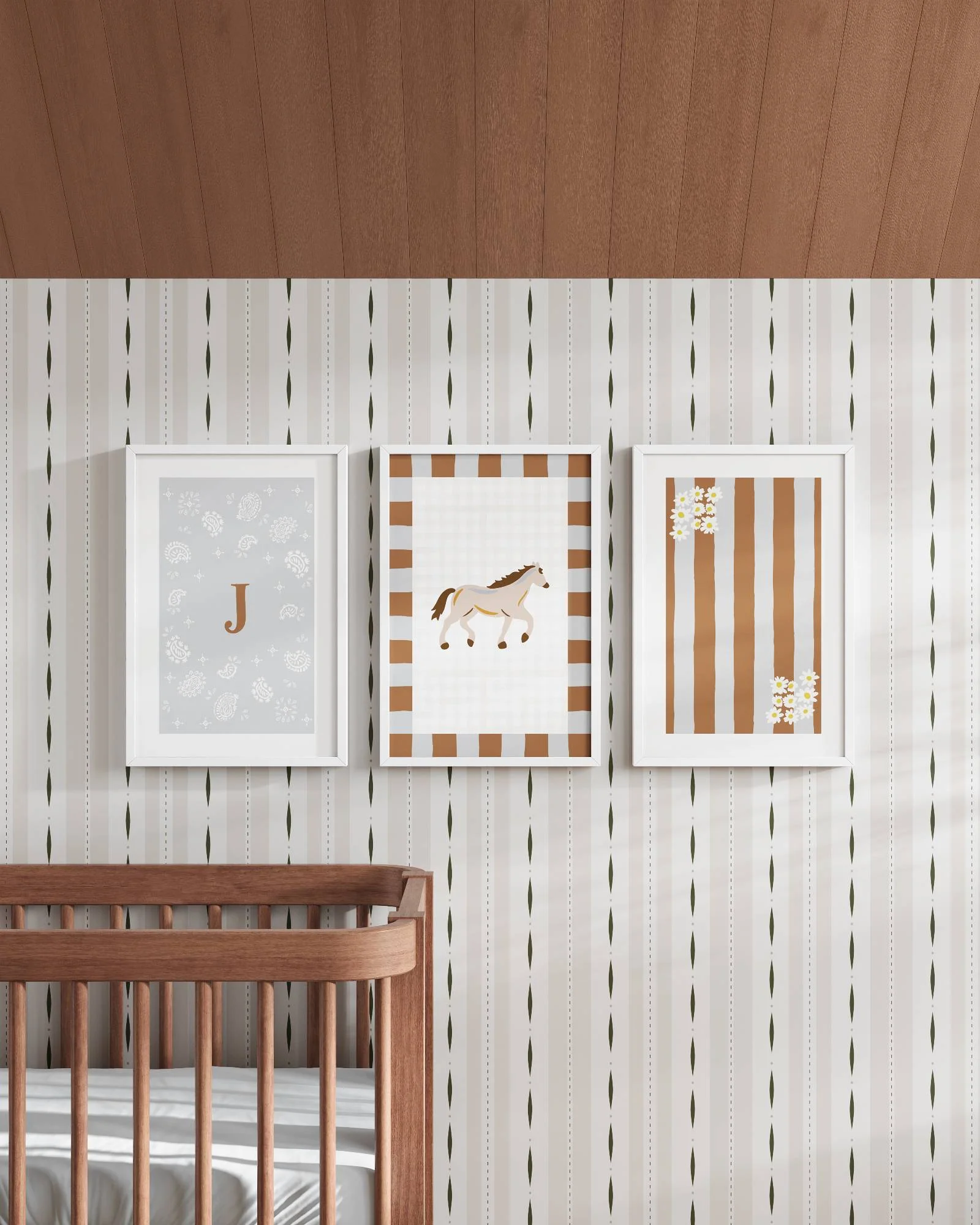 Palomino Horse Personalized Wall Art Set - Image 16