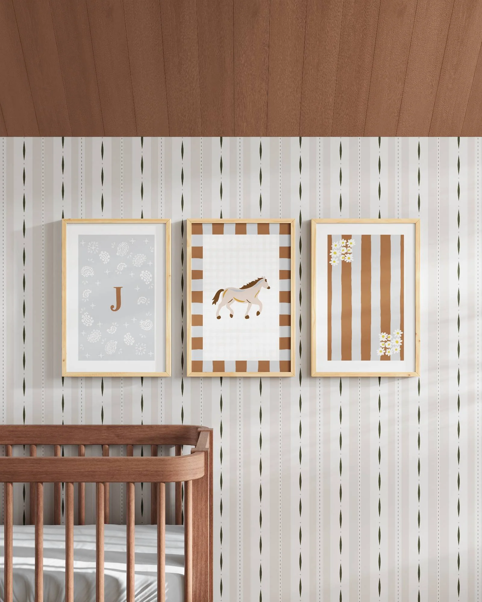 Palomino Horse Personalized Wall Art Set - Image 17