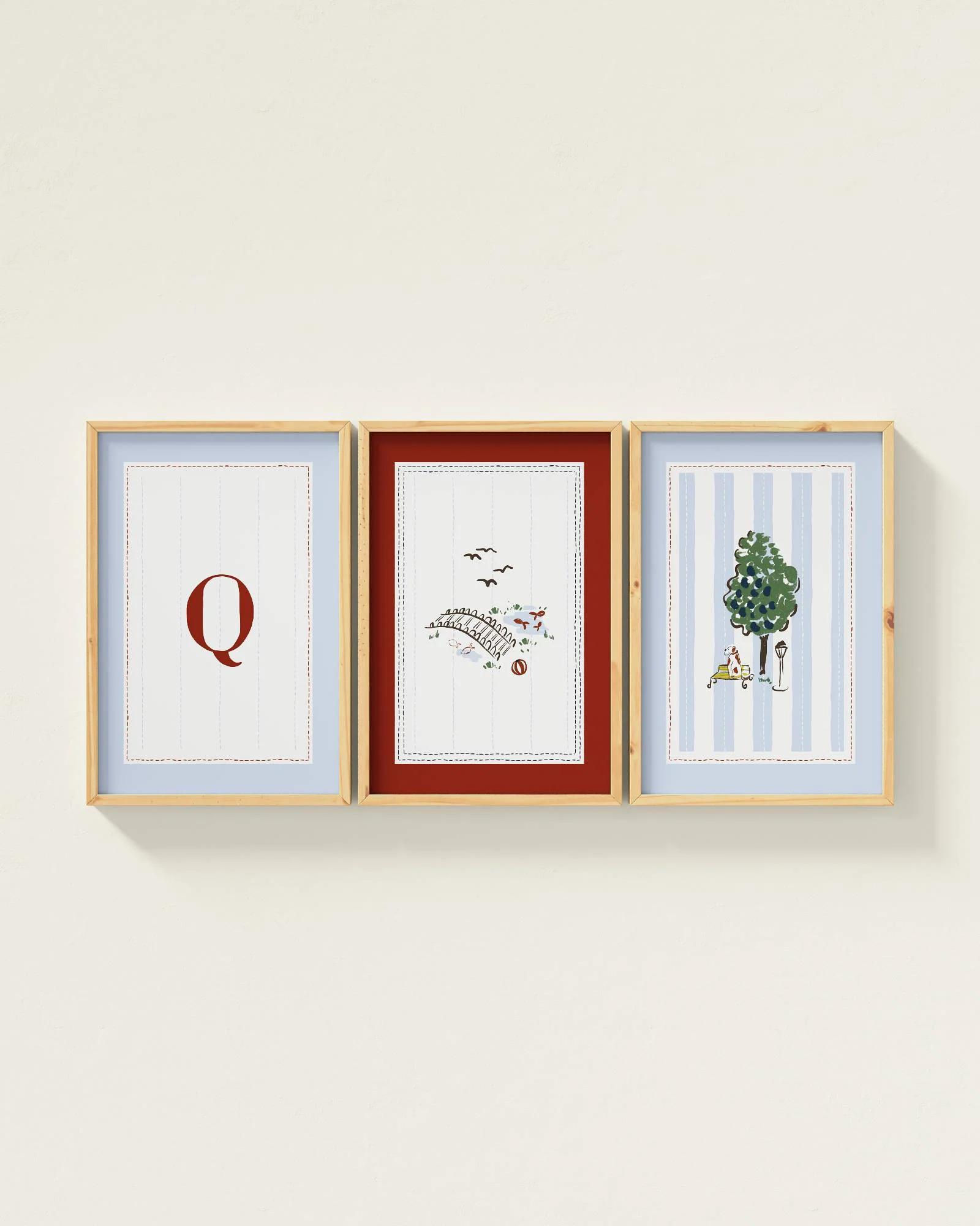 Parisian Park Personalized Wall Art Set - Image 11