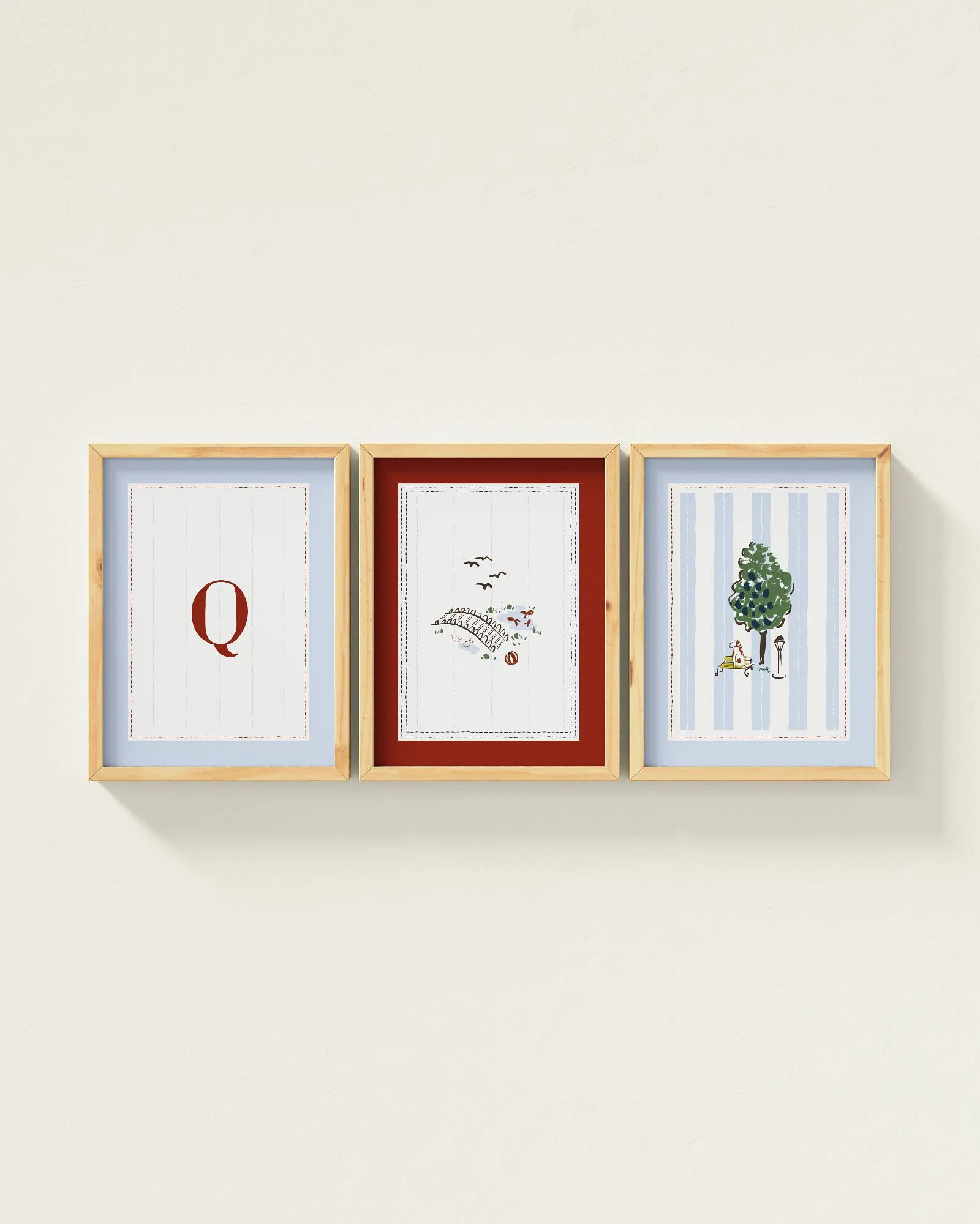 Parisian Park Personalized Wall Art Set - Image 12