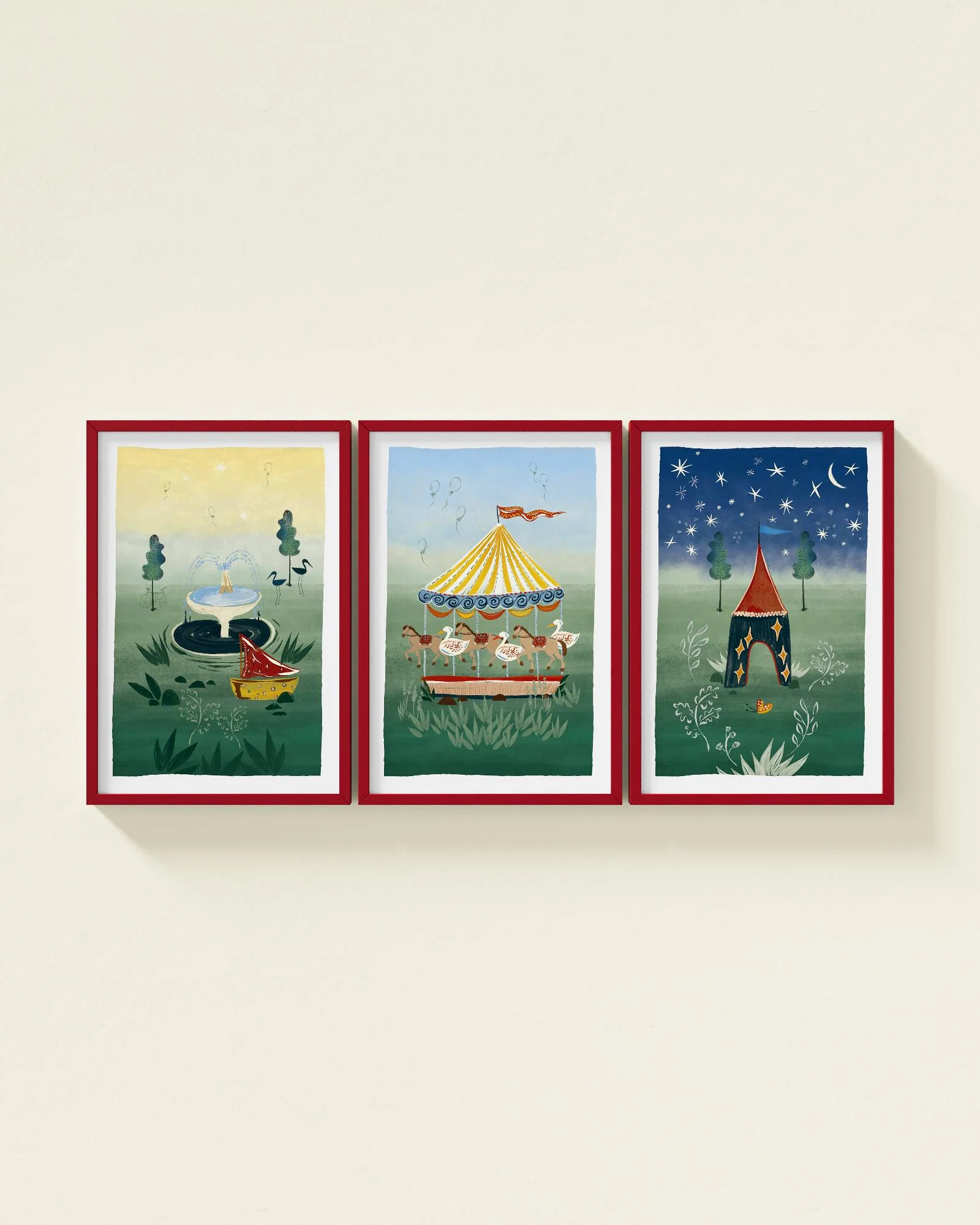 Parisian Park Wall Art Set - Image 10