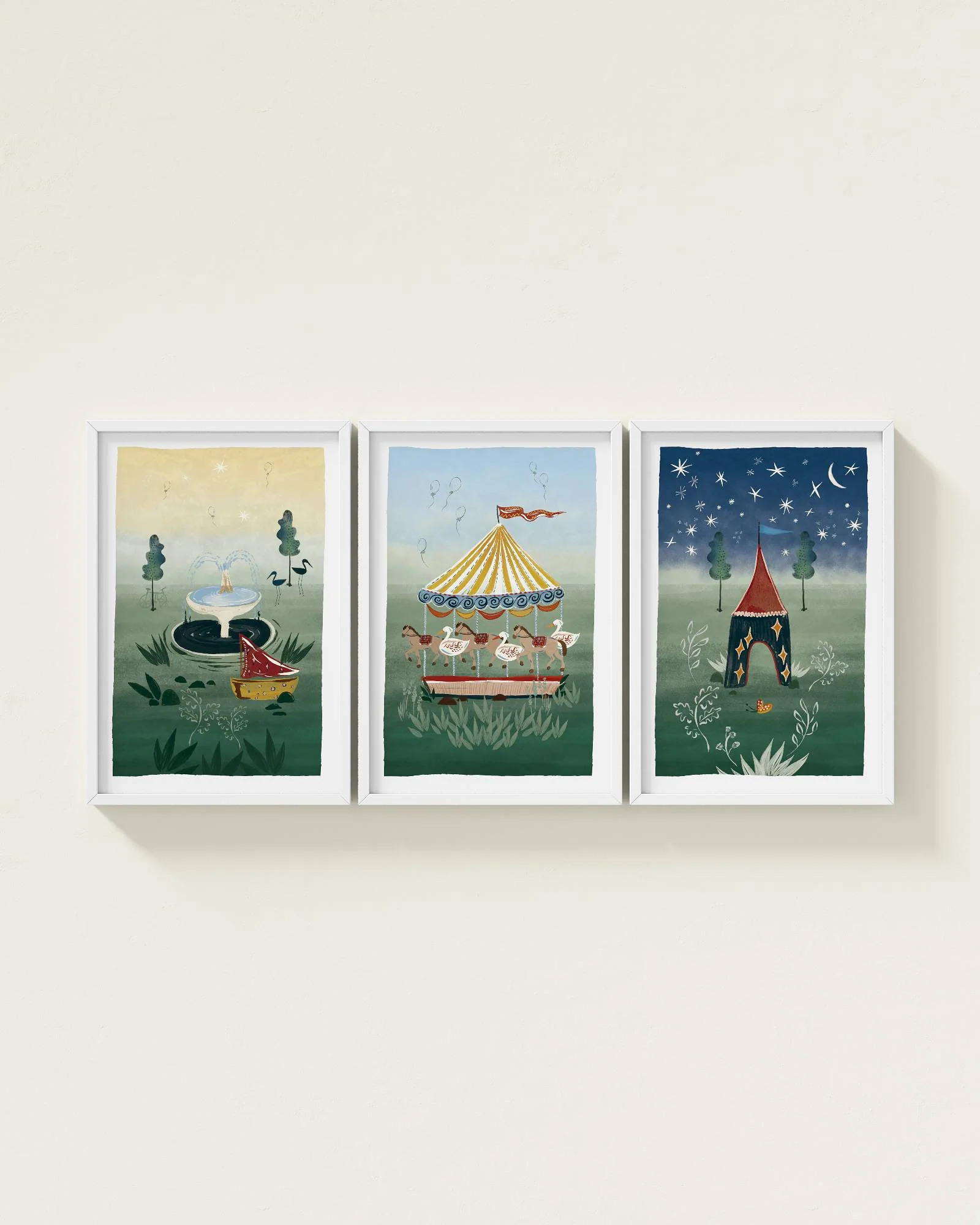 Parisian Park Wall Art Set - Image 14