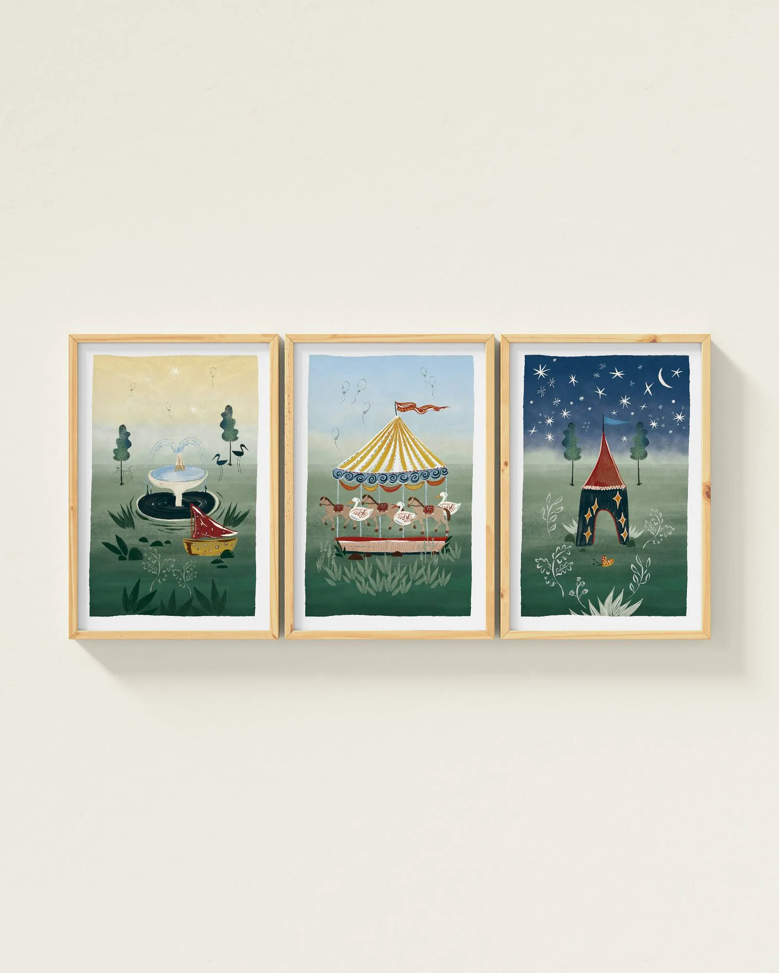 Parisian Park Wall Art Set - Image 2