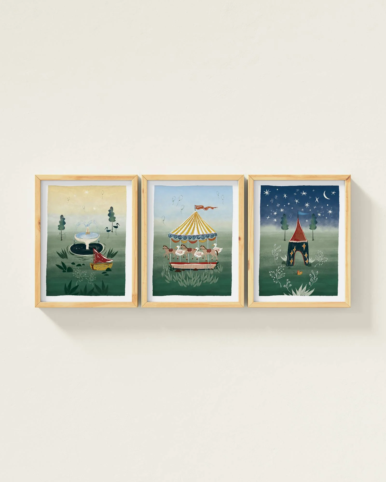 Parisian Park Wall Art Set - Image 4