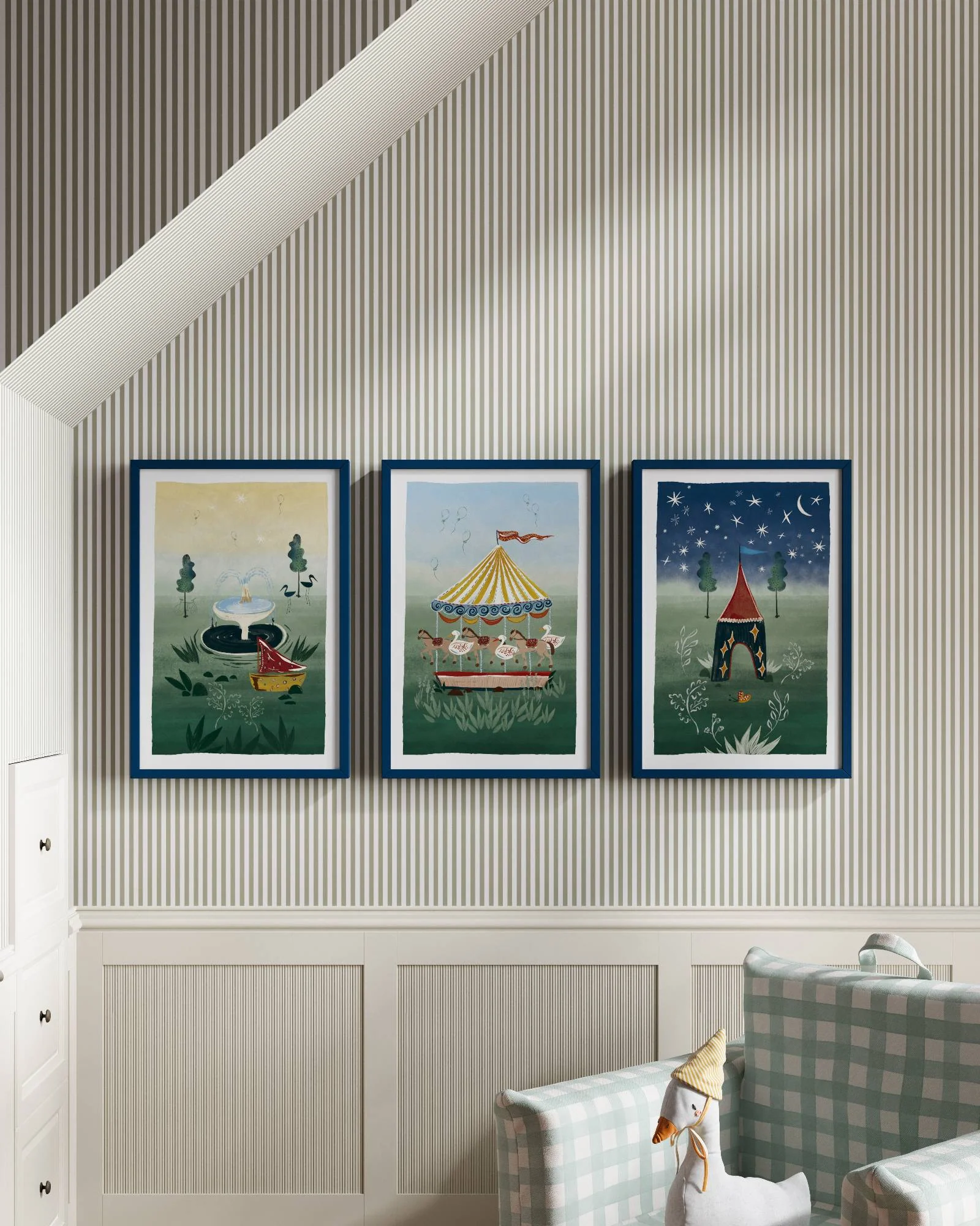 Parisian Park Wall Art Set - Image 5