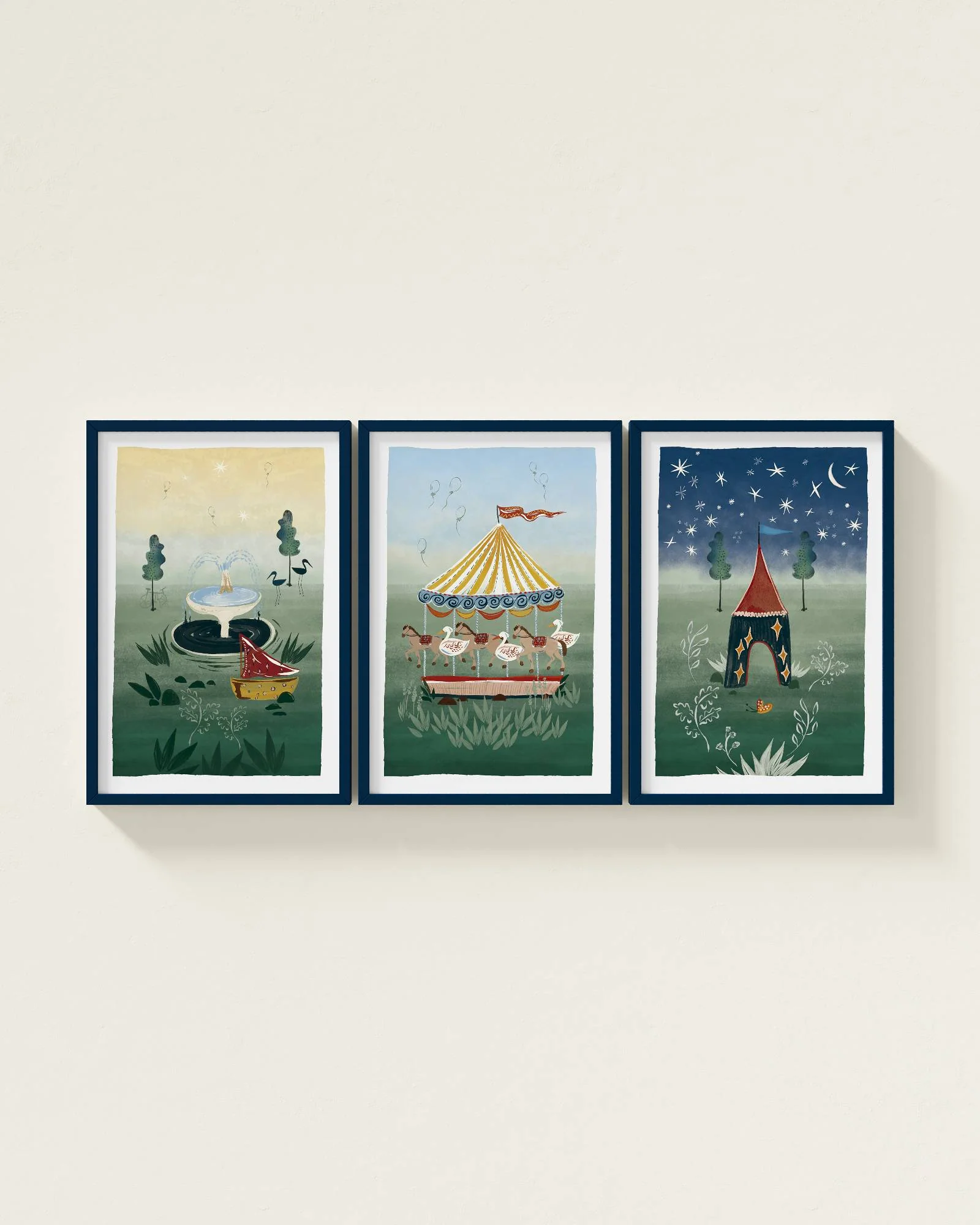 Parisian Park Wall Art Set - Image 6