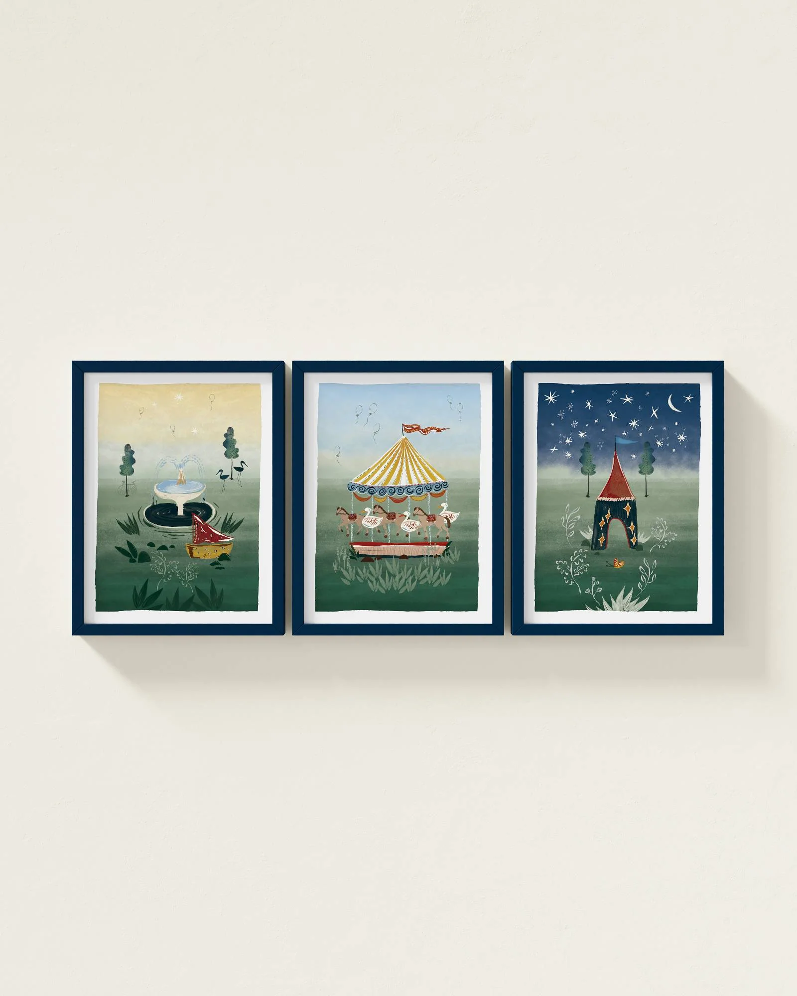 Parisian Park Wall Art Set - Image 8