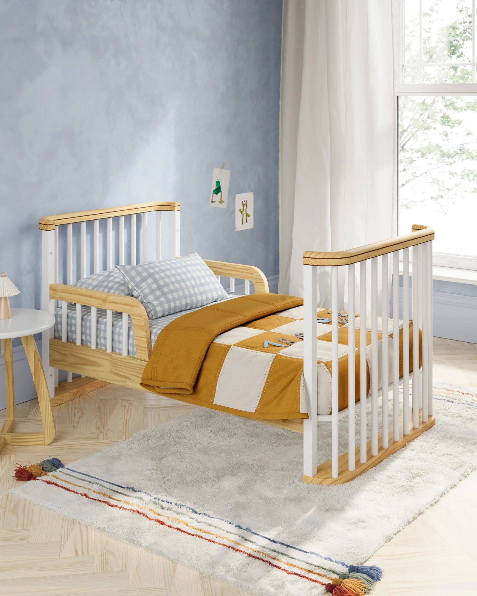 Patchwork Baby Monthly Milestone Quilt - Image 3