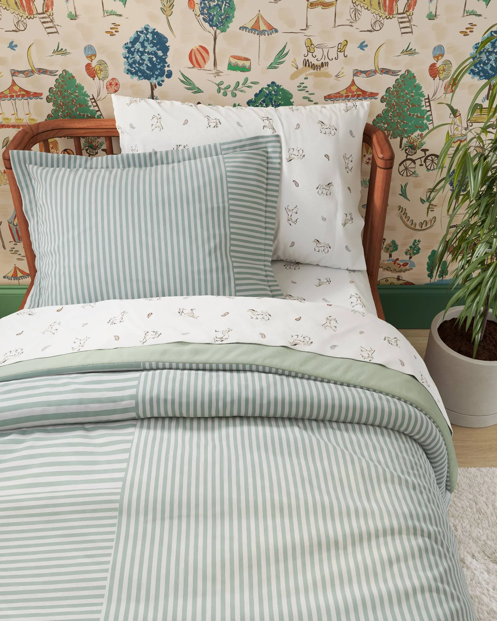 Patchwork Twin Duvet Cover Set - Image 15