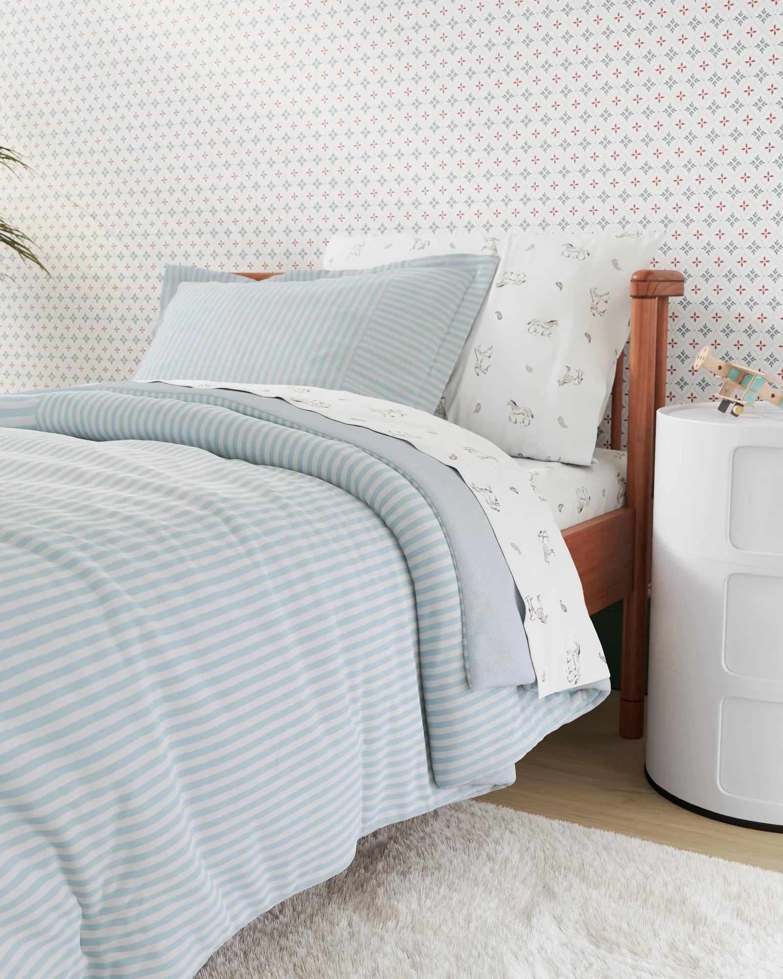 Patchwork Twin Duvet Cover Set - Image 8