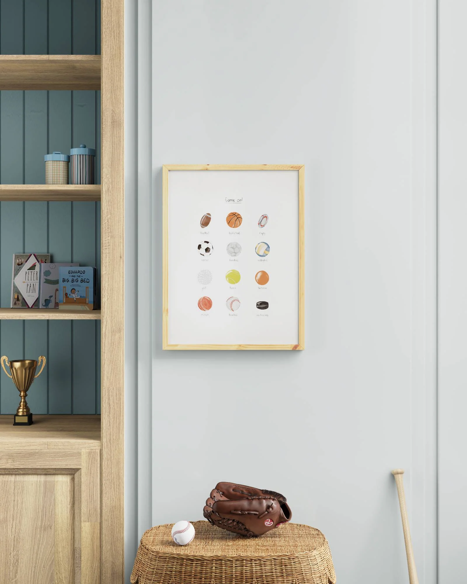 Play Ball Framed Wall Art - Image 3
