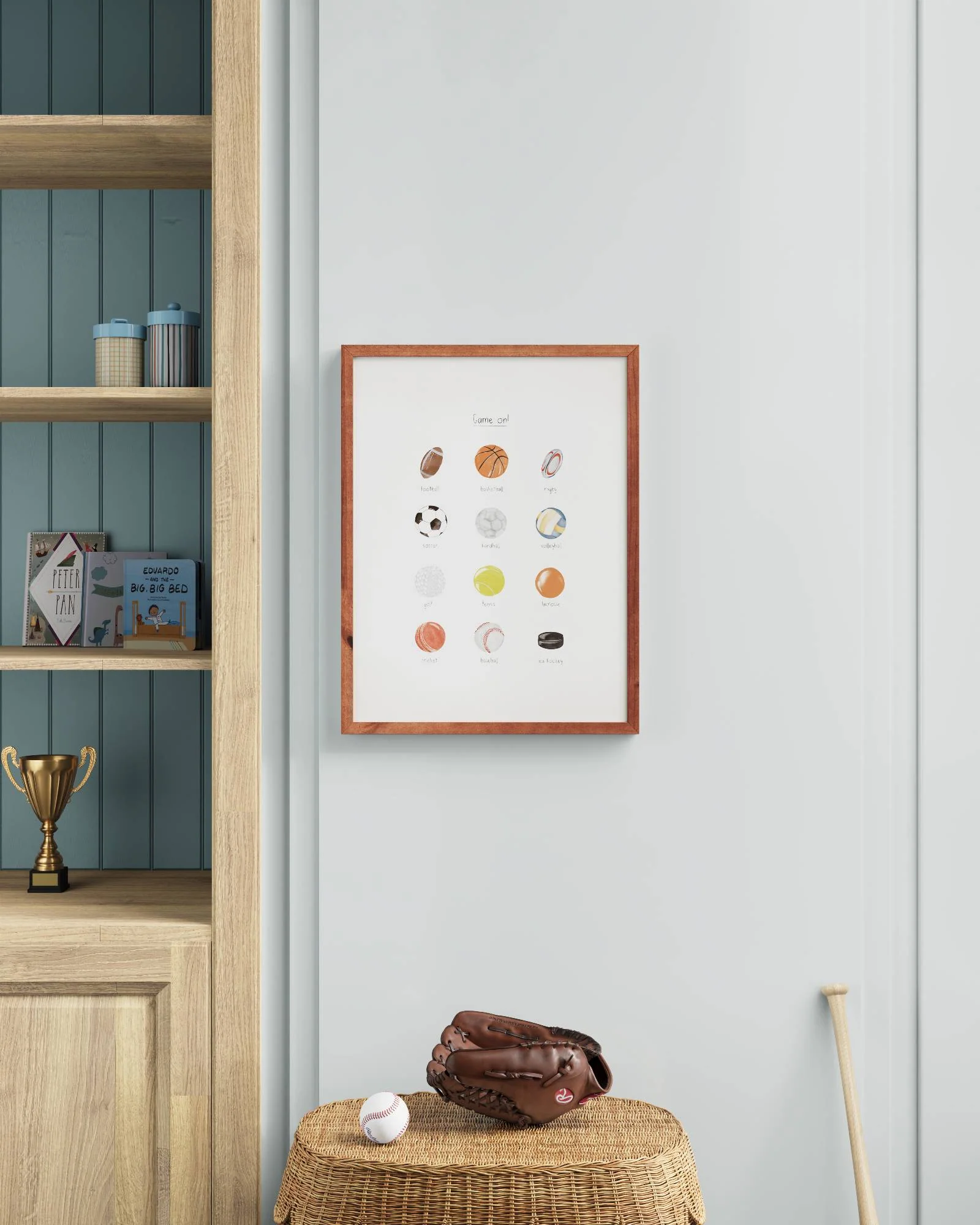 Play Ball Framed Wall Art - Image 5
