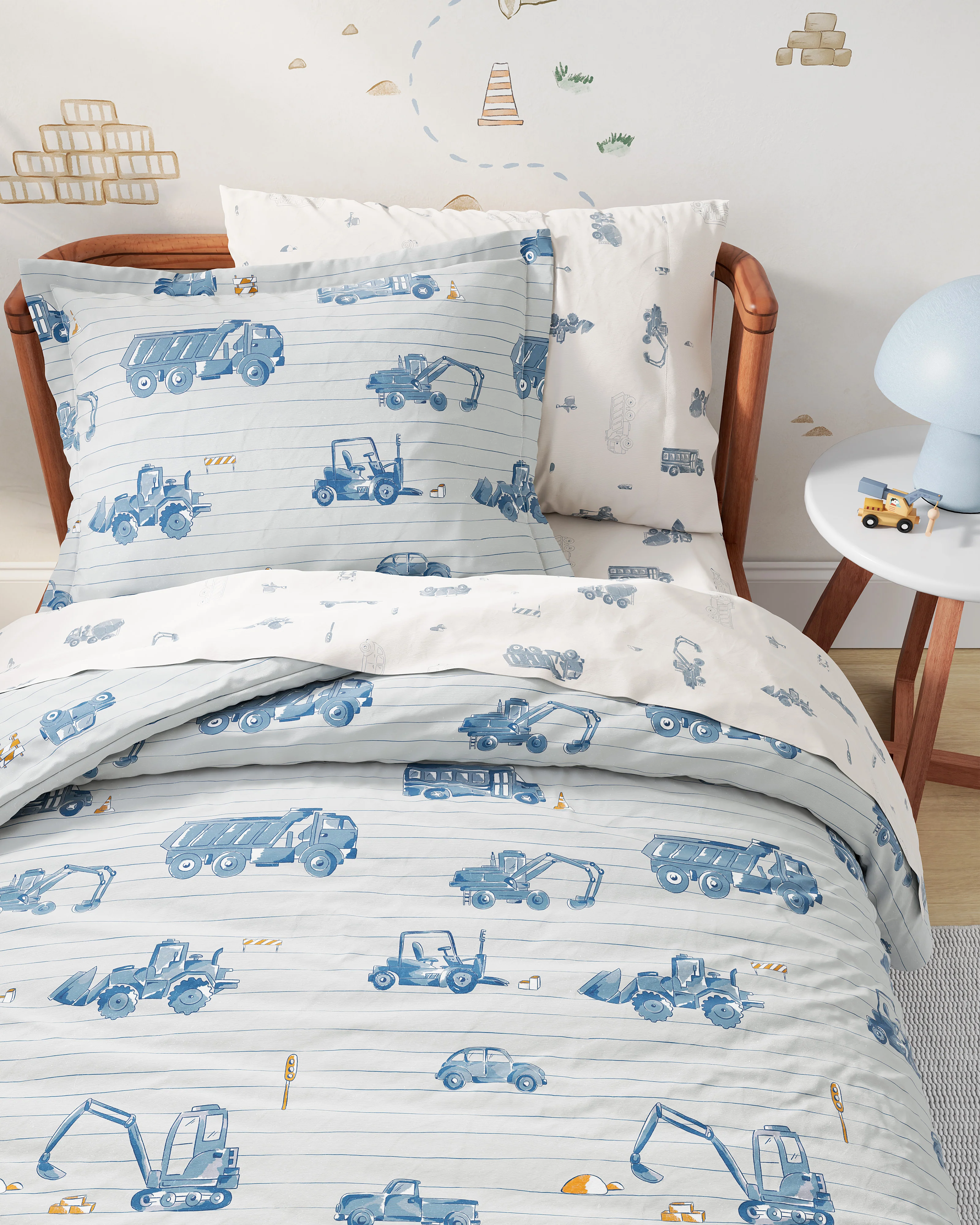 Road Work Twin Duvet Cover Set - Image 7