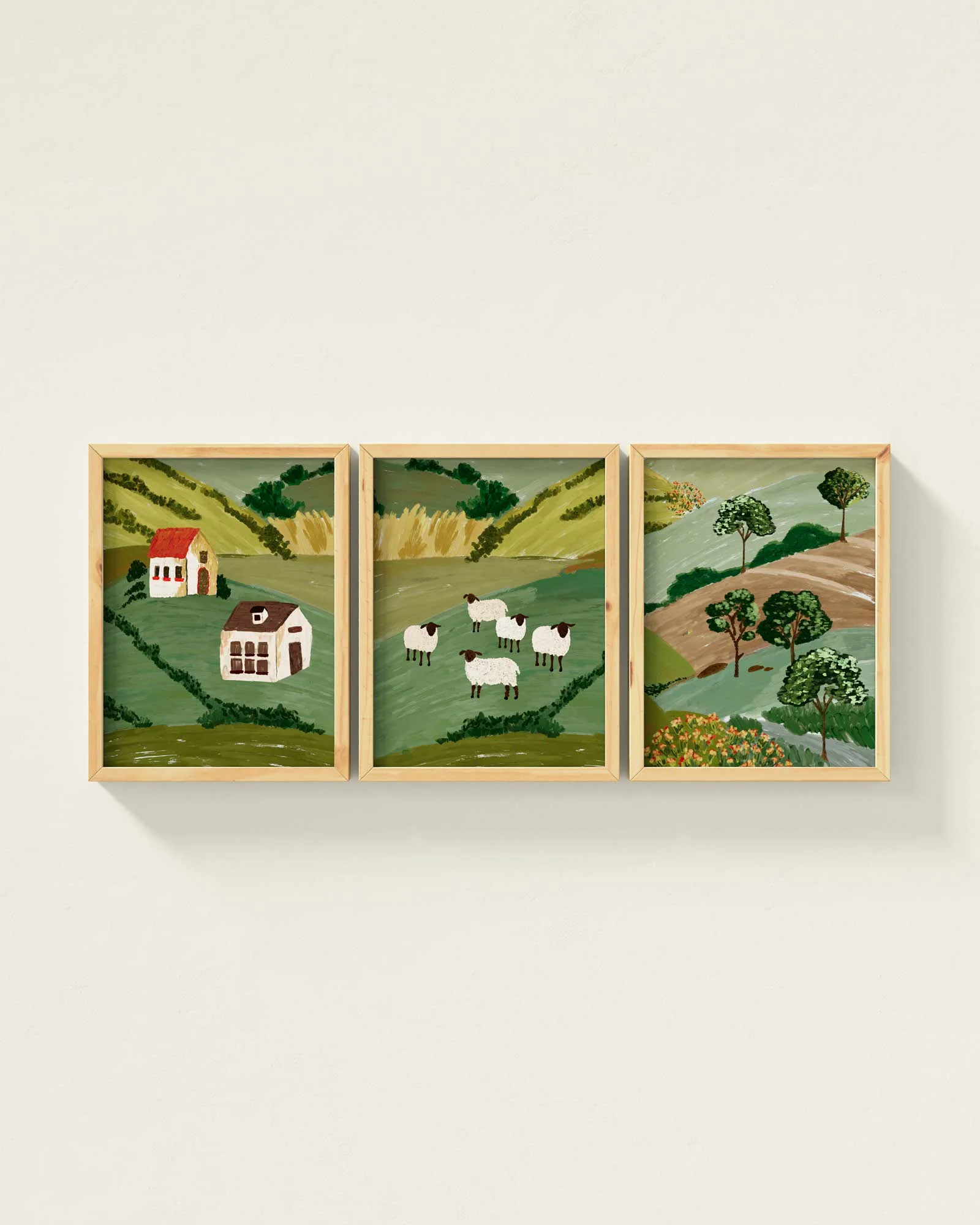 Rolling Hills Wall Art Set - Image 11