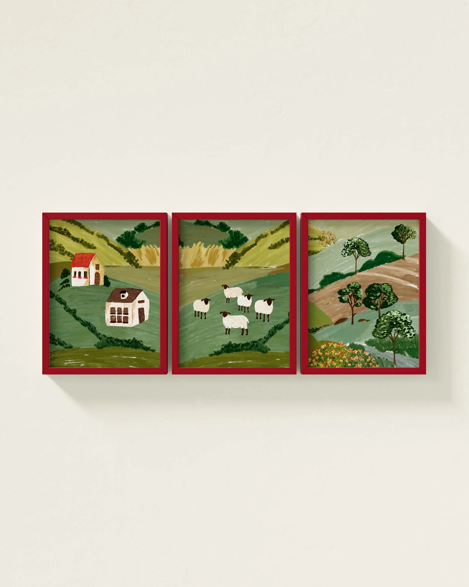 Rolling Hills Wall Art Set - Image 13
