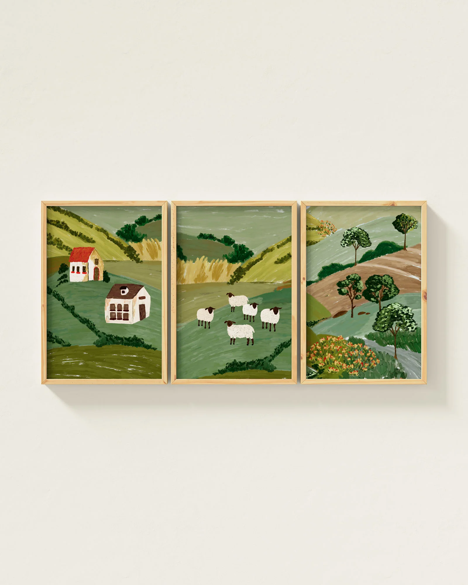 Rolling Hills Wall Art Set - Image 16